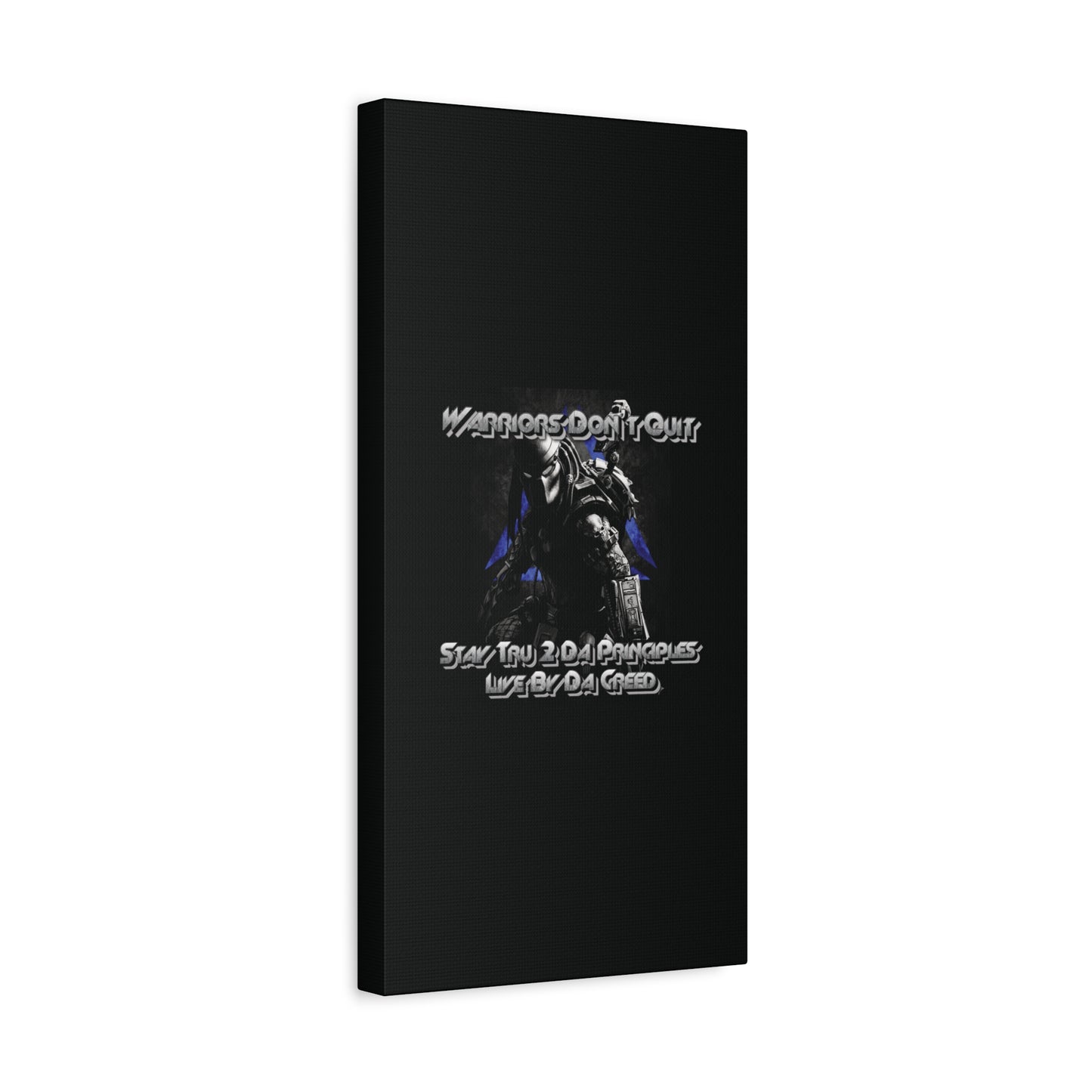 "Warrior's Creed" Canvas Wall Art