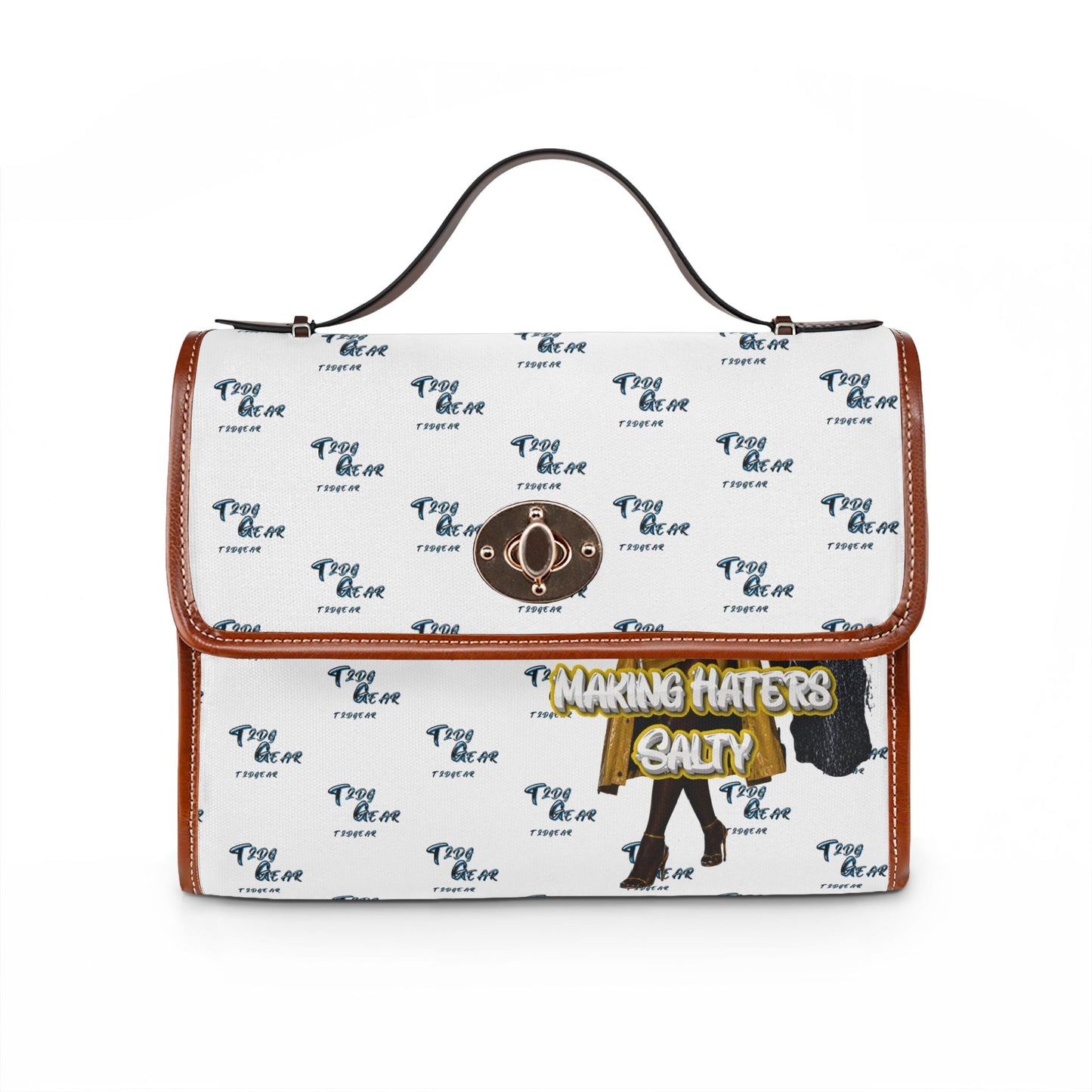 "Haters Salty" Designer Waterproof Satchel
