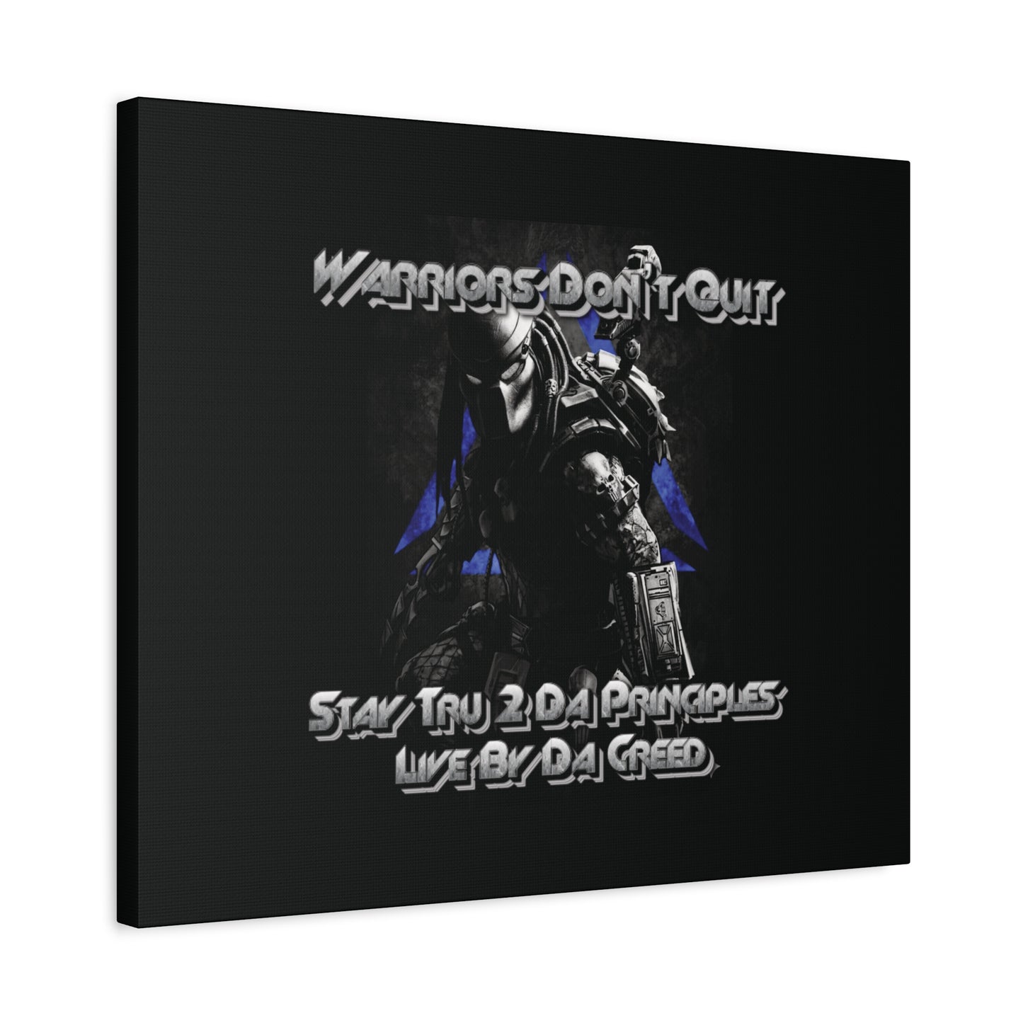 "Warrior's Creed" Canvas Wall Art