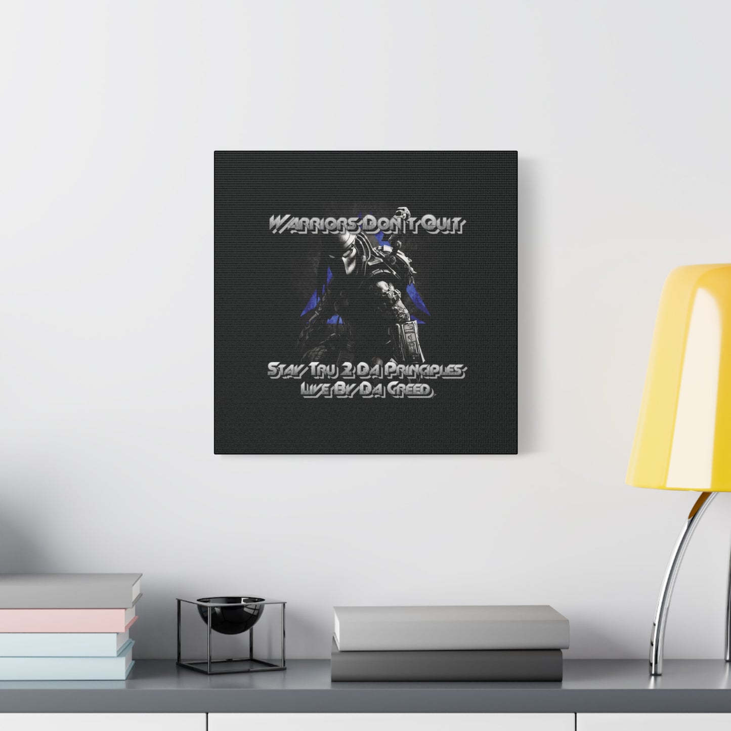 "Warrior's Creed" Canvas Wall Art