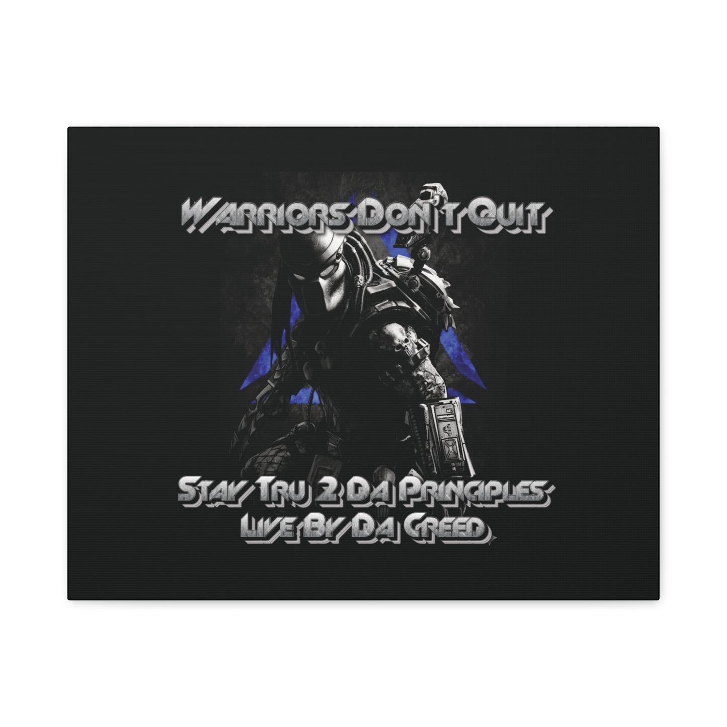 "Warrior's Creed" Canvas Wall Art