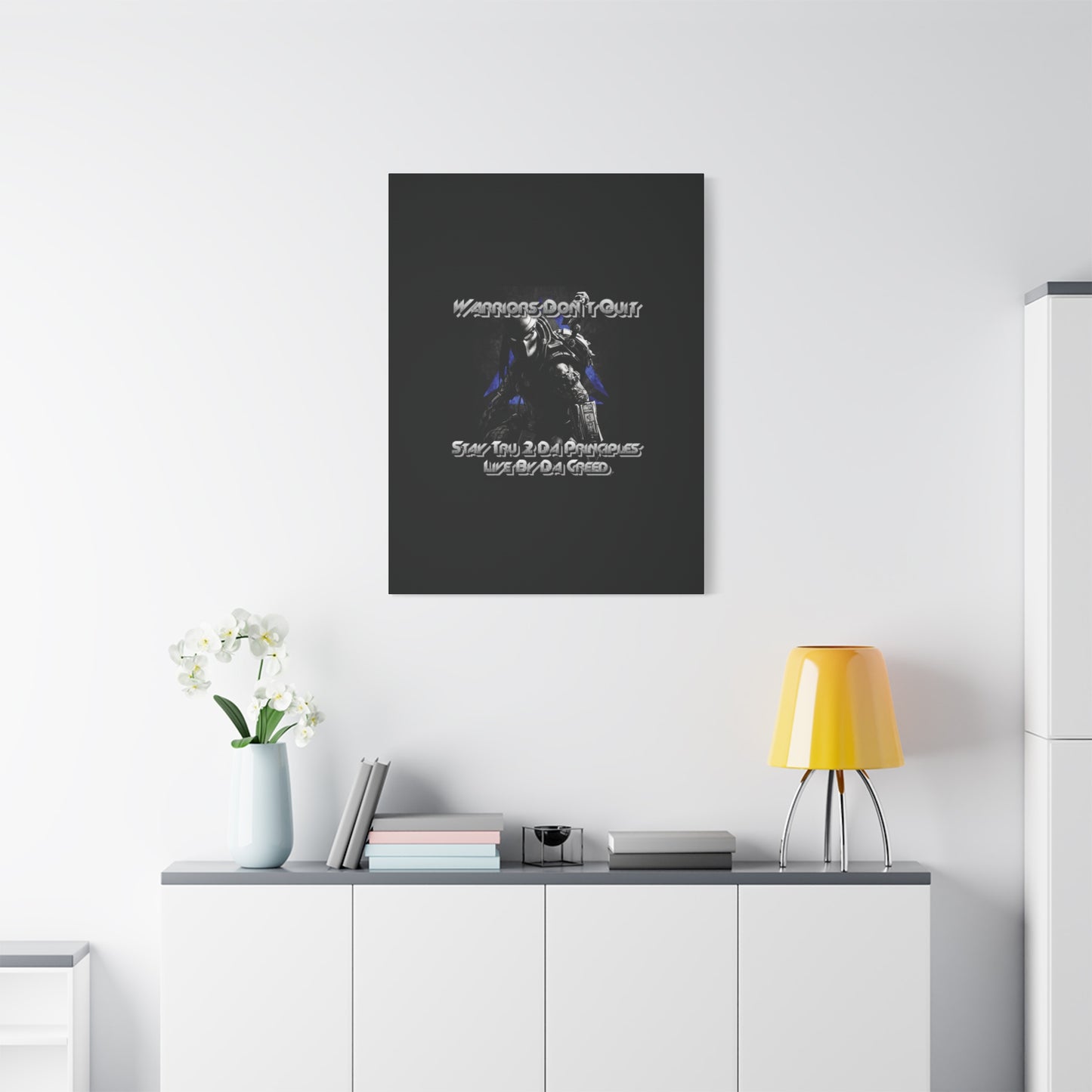 "Warrior's Creed" Canvas Wall Art