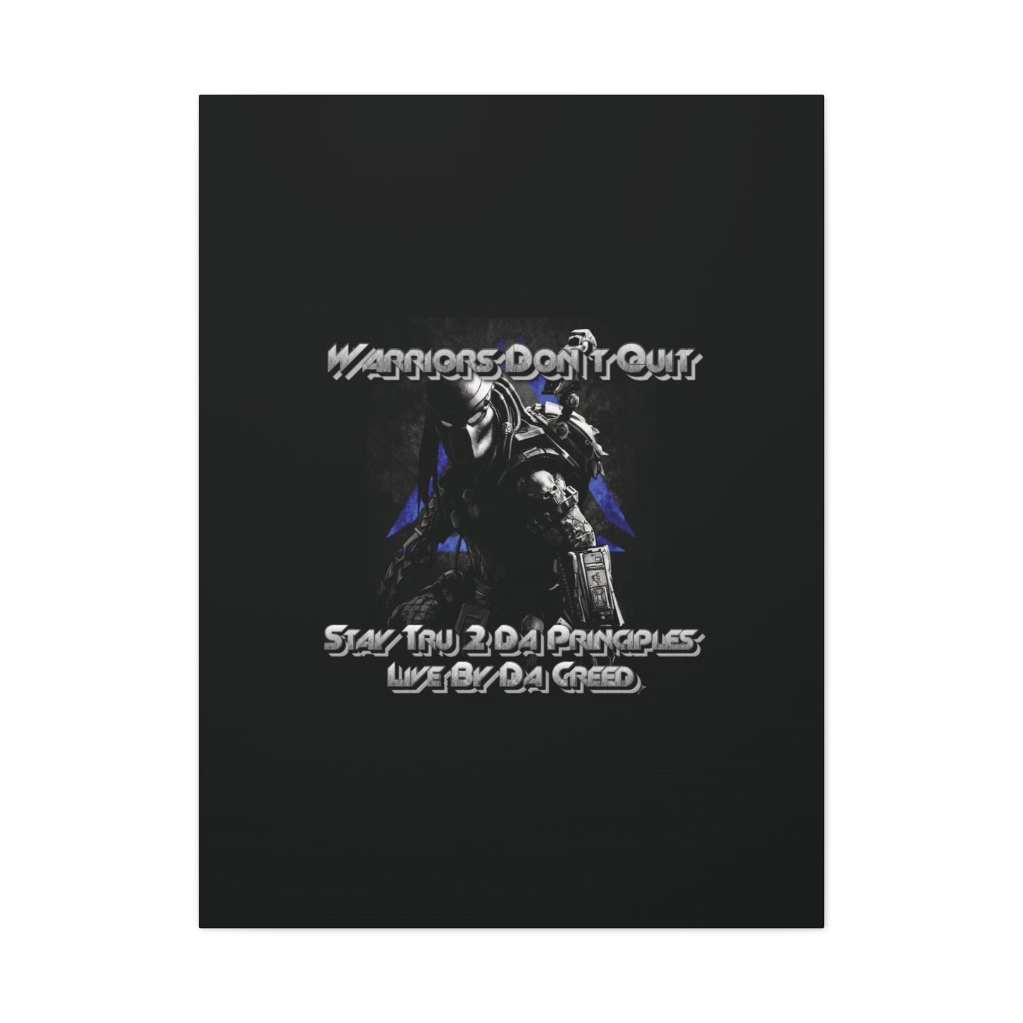 "Warrior's Creed" Canvas Wall Art