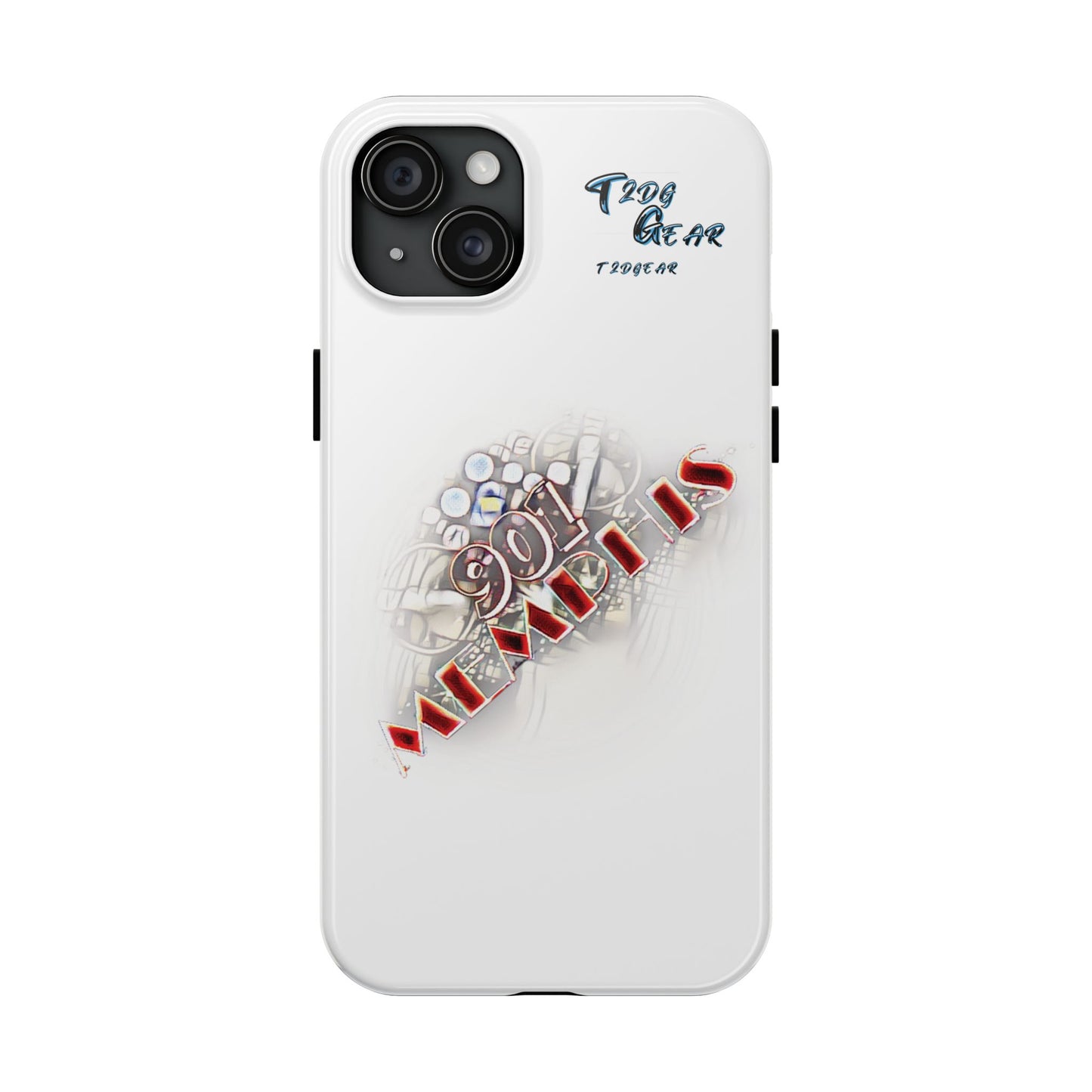 "901 Memphis" Tough Phone Case