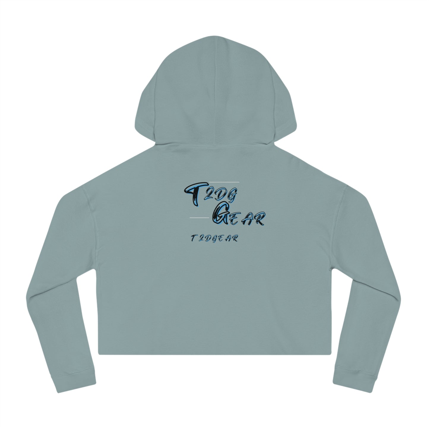"Haters Salty" Graphic Crop Hoodie
