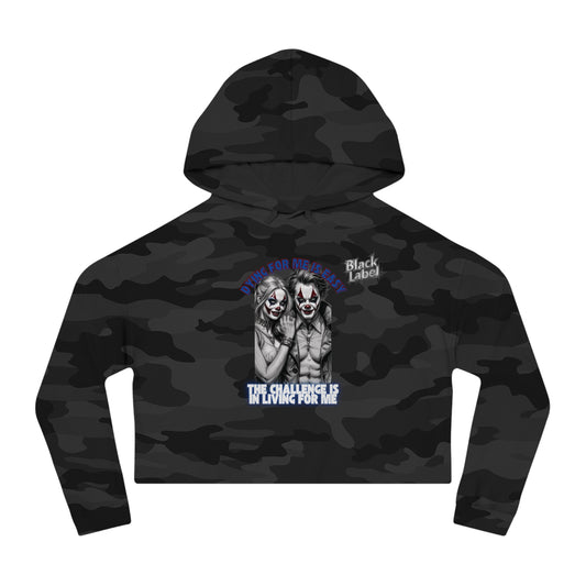 "Live For Me" Women���s Cropped Hoodie