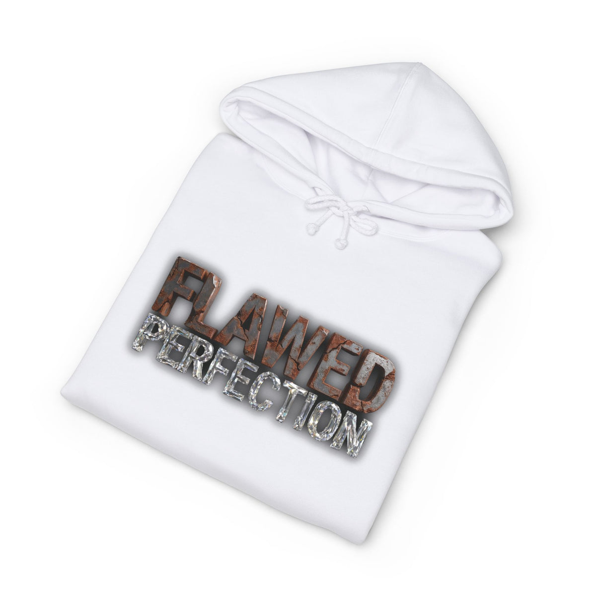 "Flawed Perfection" Men's Graphic Hoodie