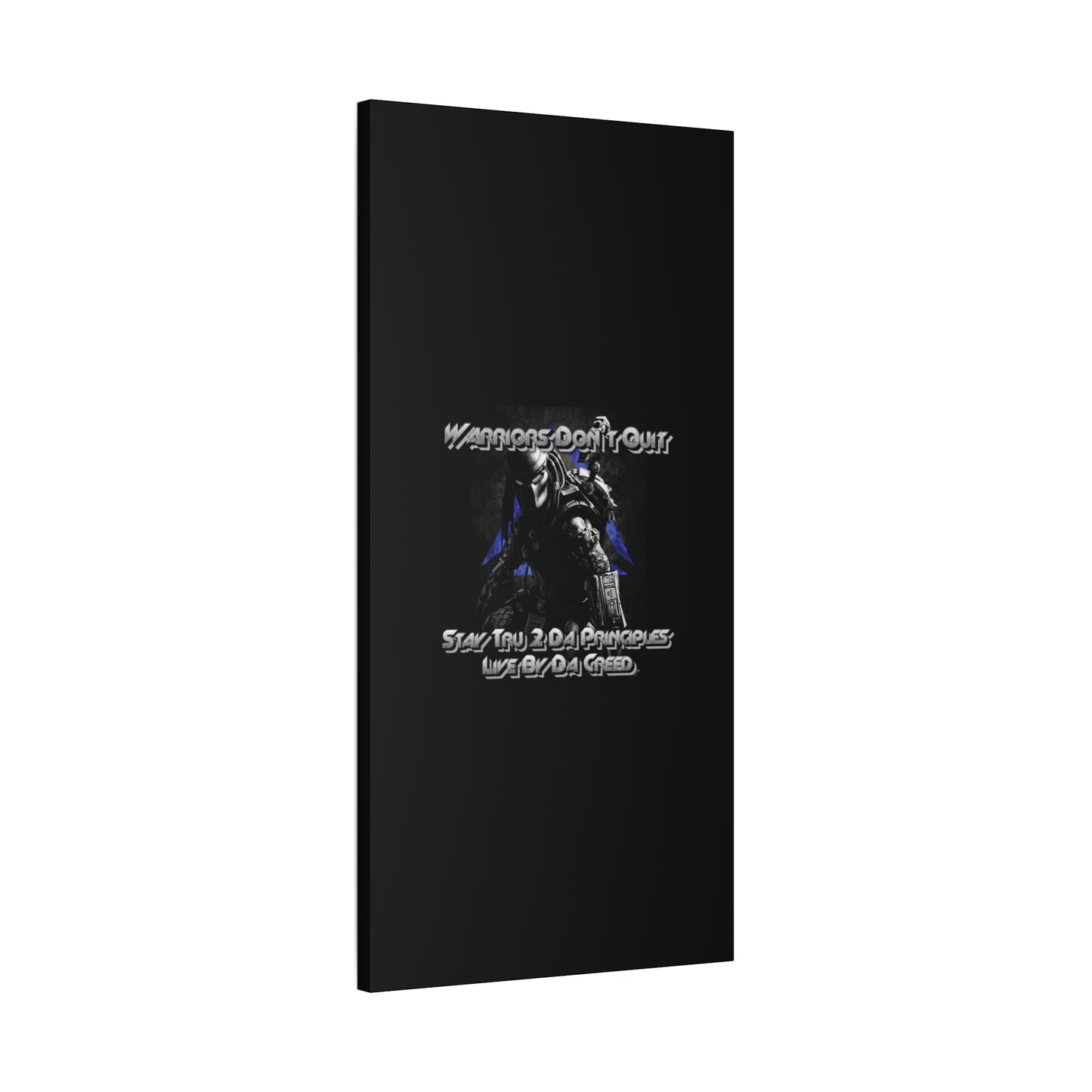 "Warrior's Creed" Canvas Wall Art