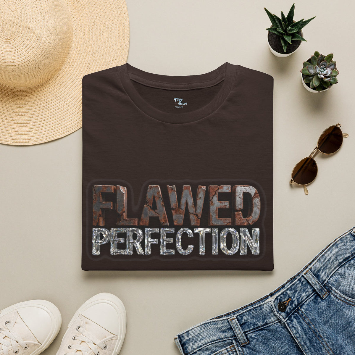 “Flawed Perfection” Men's Graphic Tee