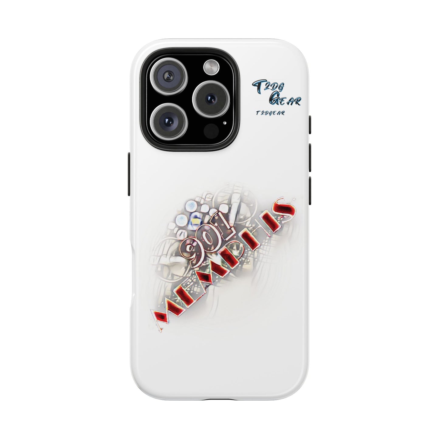 "901 Memphis" Tough Phone Case