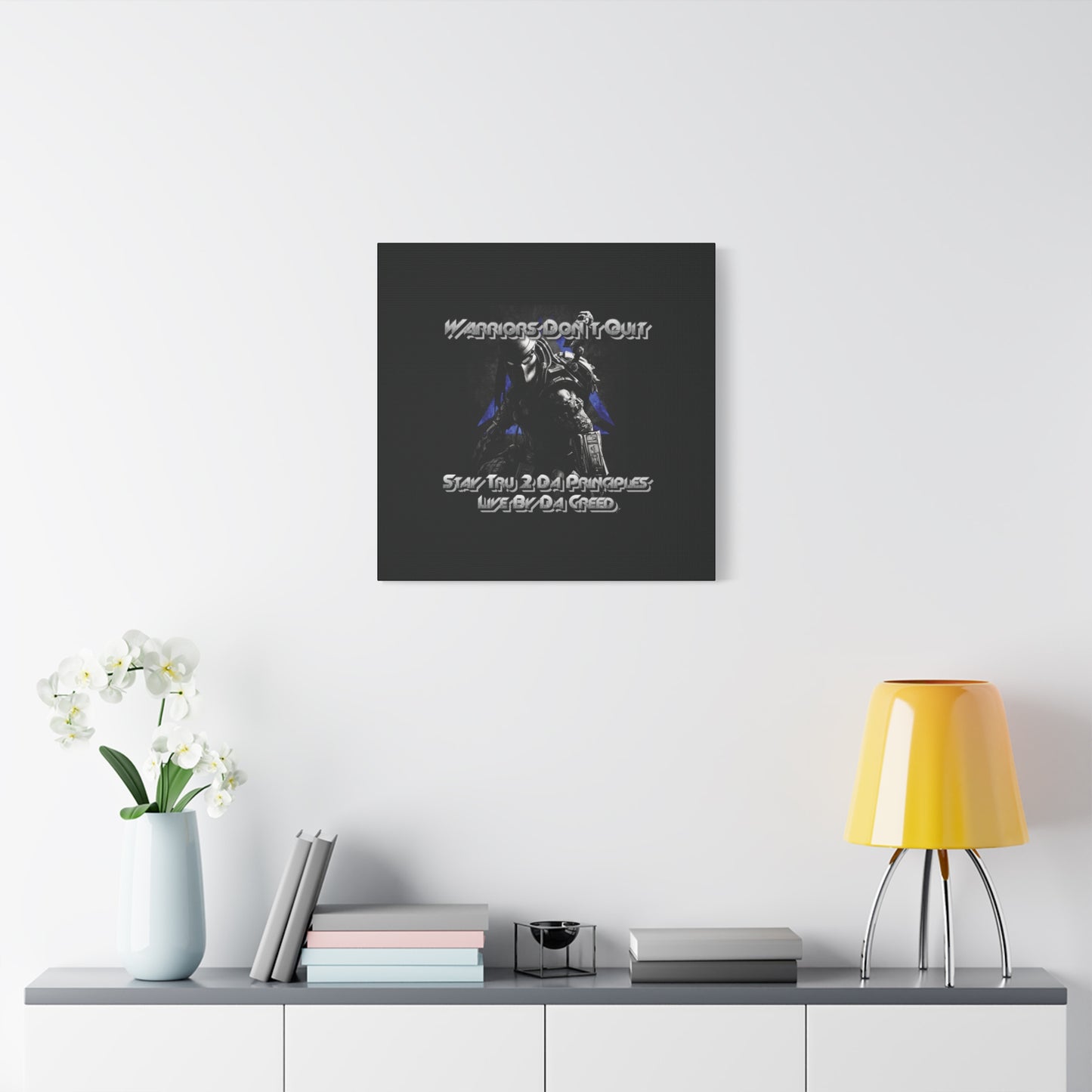 "Warrior's Creed" Canvas Wall Art