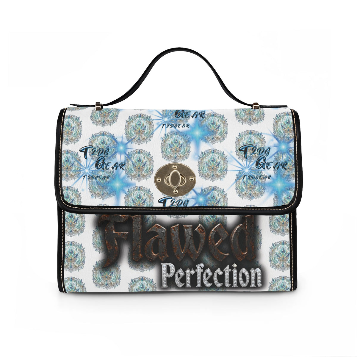 Flawed Perfection Waterproof Canvas Purse