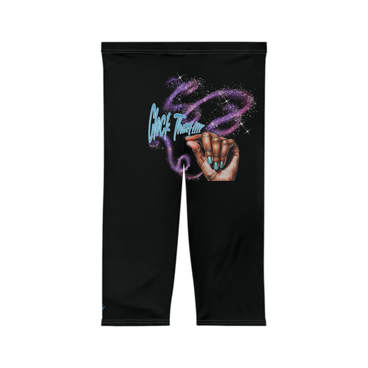 "Clock It" Capri Leggings