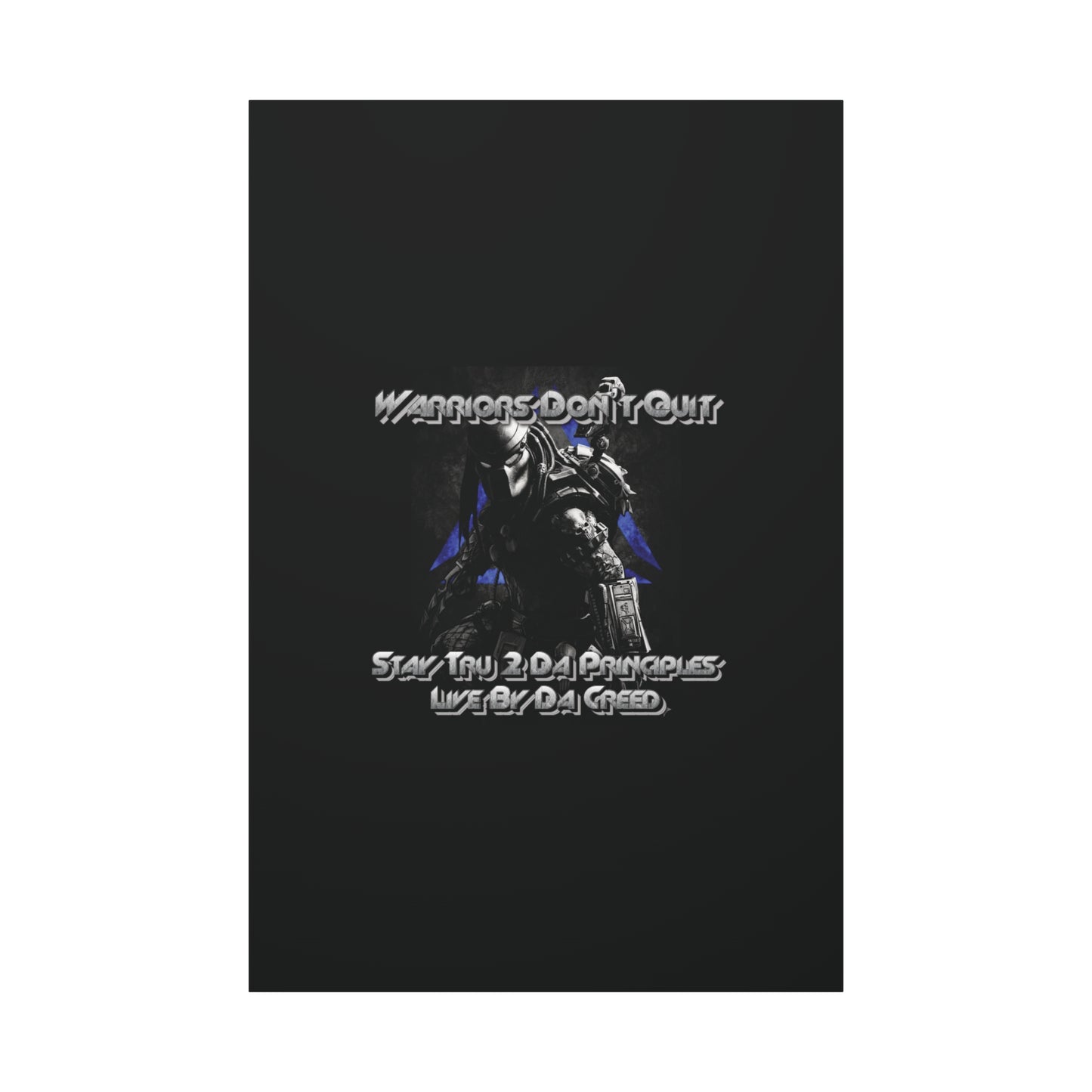 "Warrior's Creed" Canvas Wall Art