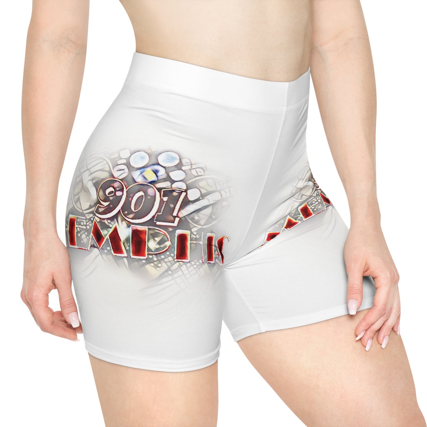 "901 Memphis" Biker Shorts