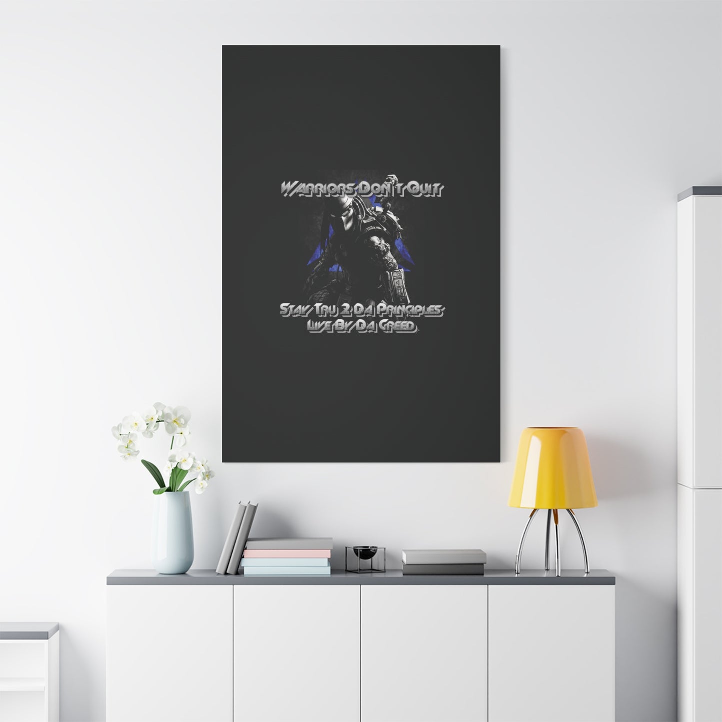 "Warrior's Creed" Canvas Wall Art