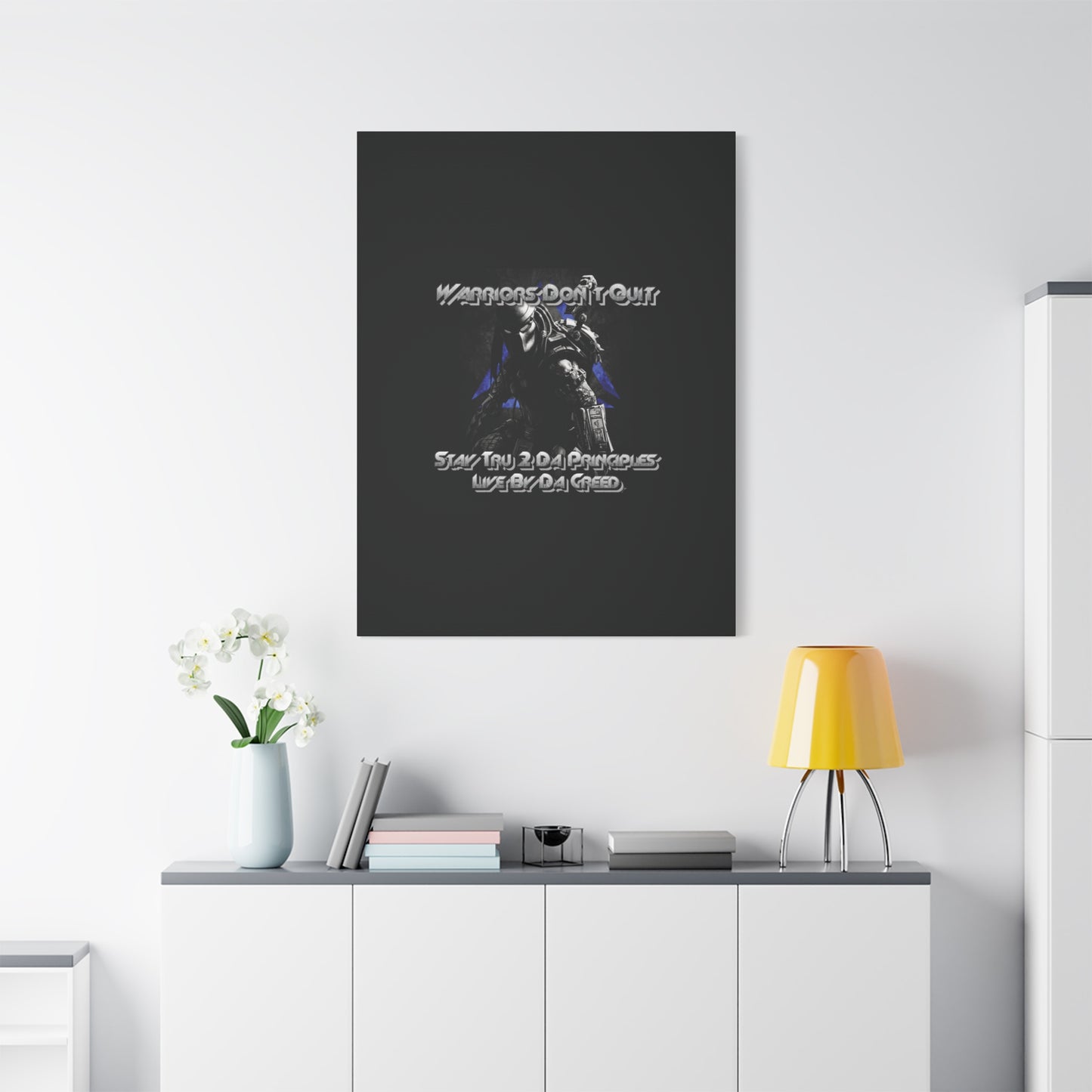 "Warrior's Creed" Canvas Wall Art