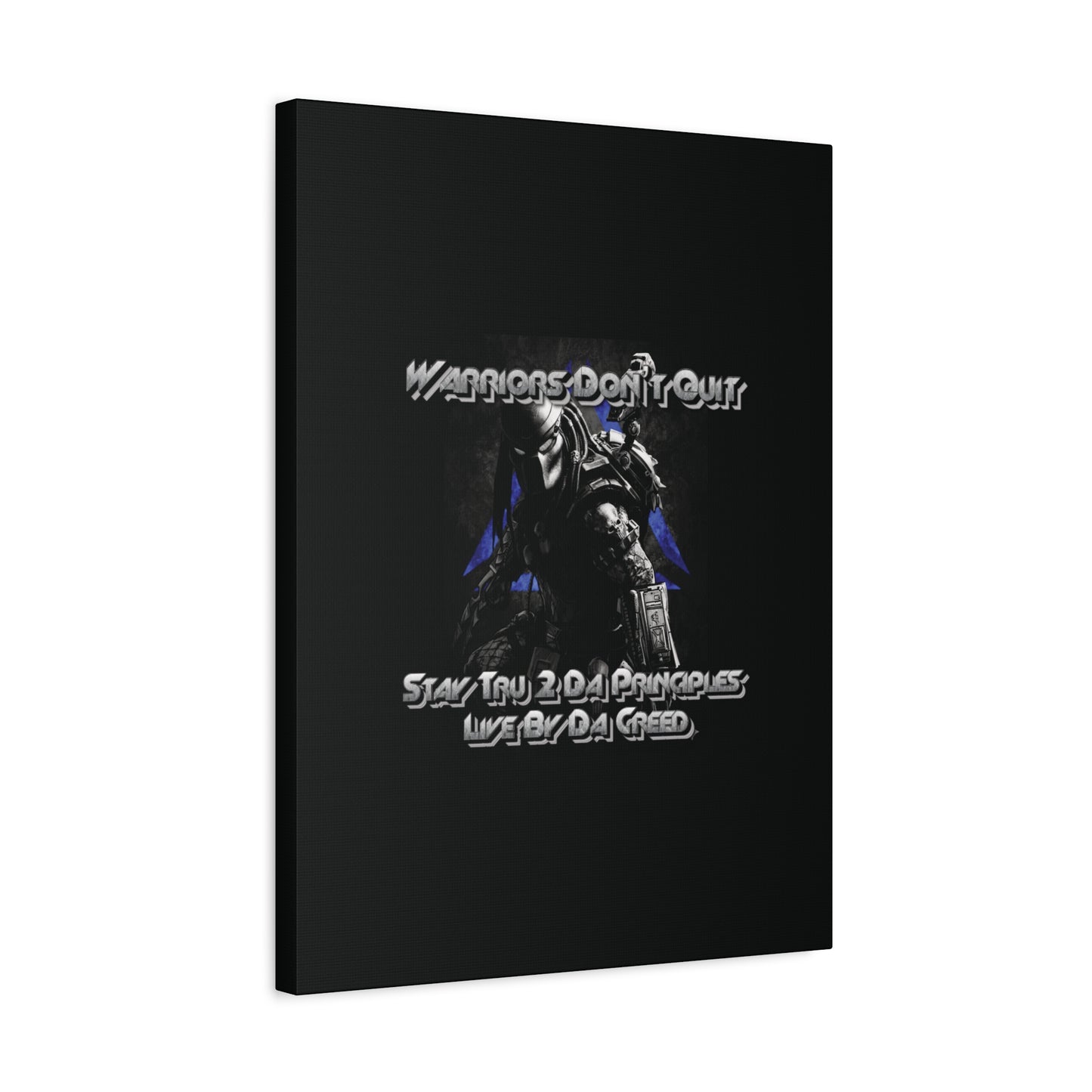 "Warrior's Creed" Canvas Wall Art