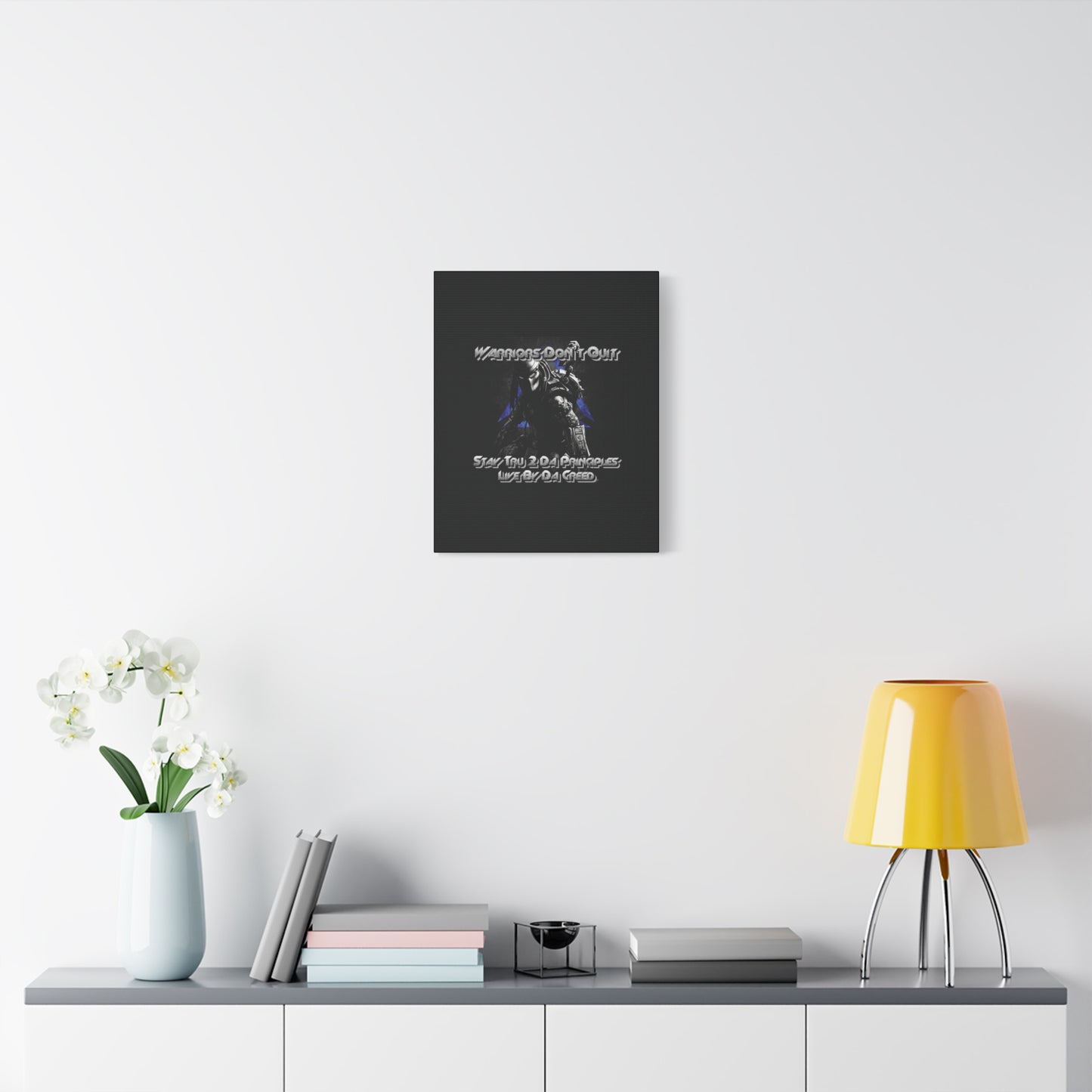 "Warrior's Creed" Canvas Wall Art