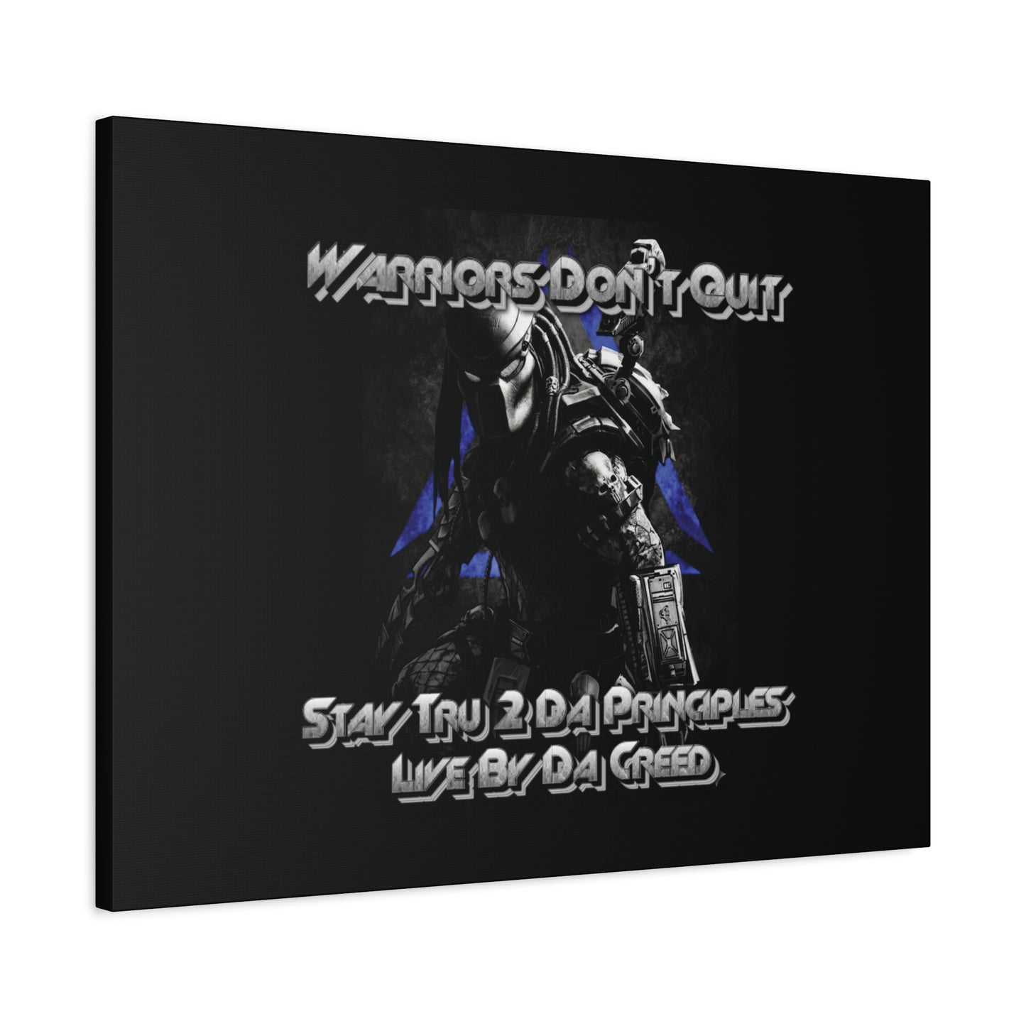 "Warrior's Creed" Canvas Wall Art