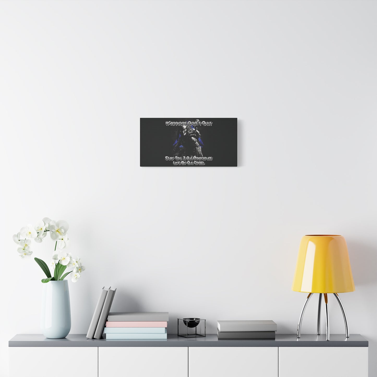 "Warrior's Creed" Canvas Wall Art
