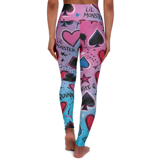 "Twisted/Toxic Love" High-Waisted Leggings