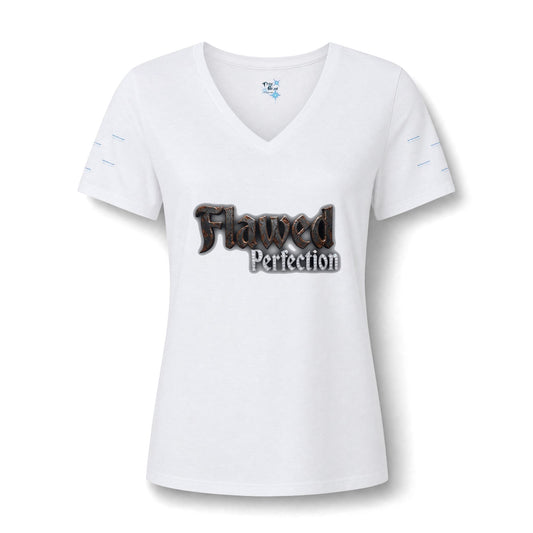 Flawed Perfection Women’s V‑Neck Tee