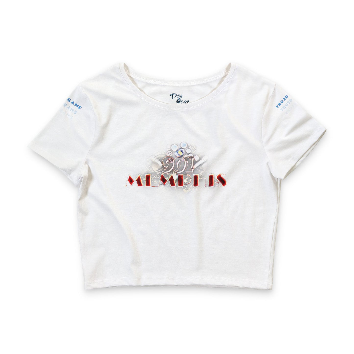 "901 Memphis" Crop Tee