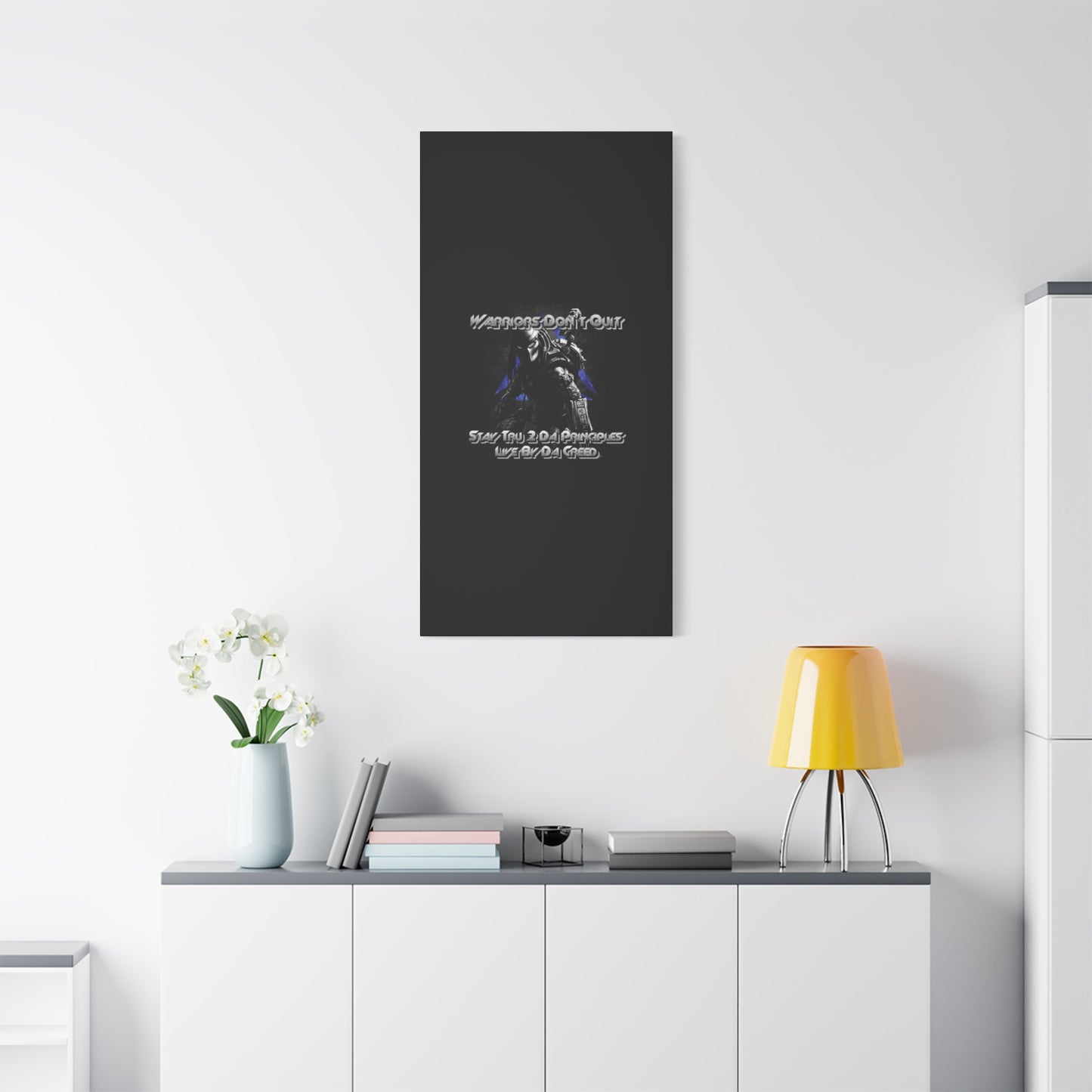 "Warrior's Creed" Canvas Wall Art
