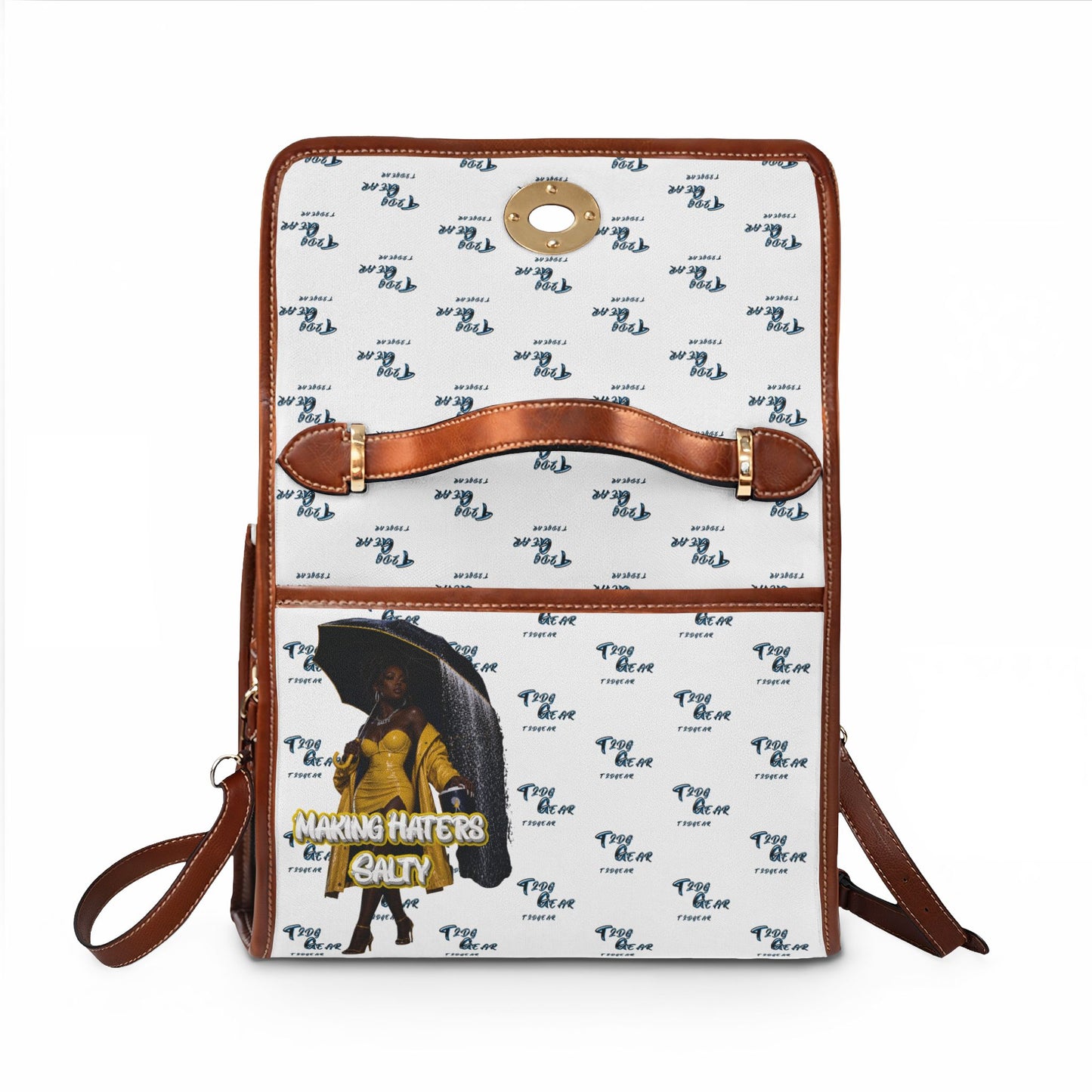 "Haters Salty" Designer Waterproof Satchel