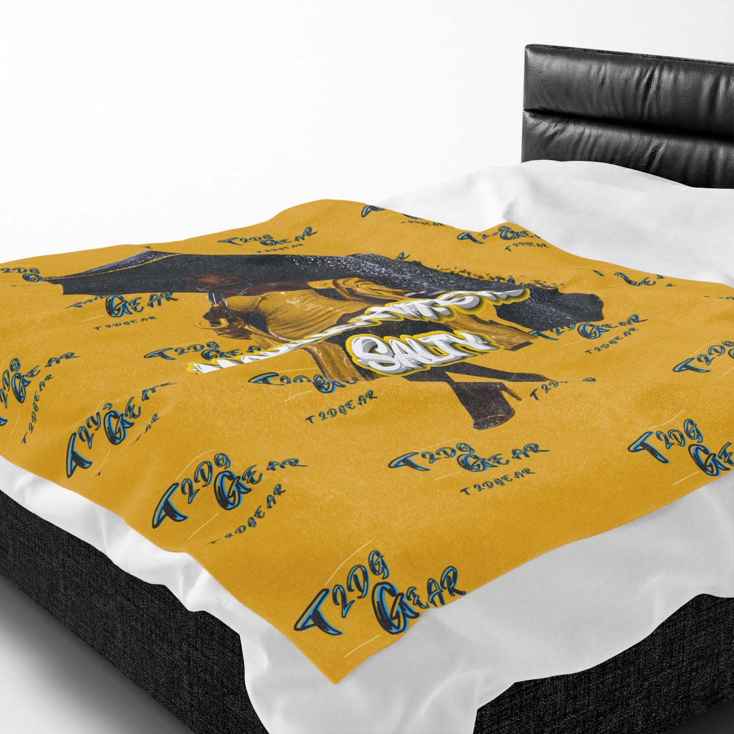 "Haters Salty" Velveteen Plush Blanket