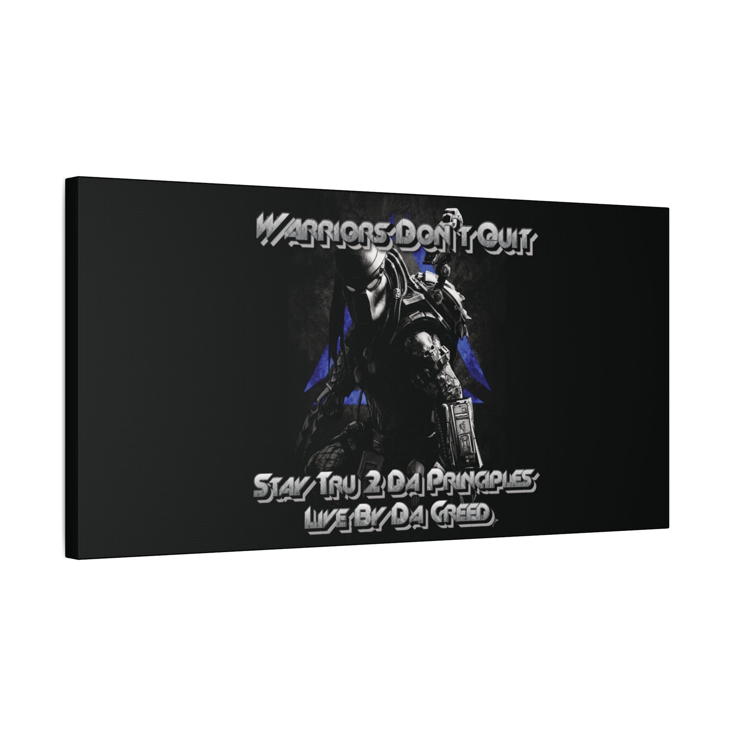 "Warrior's Creed" Canvas Wall Art