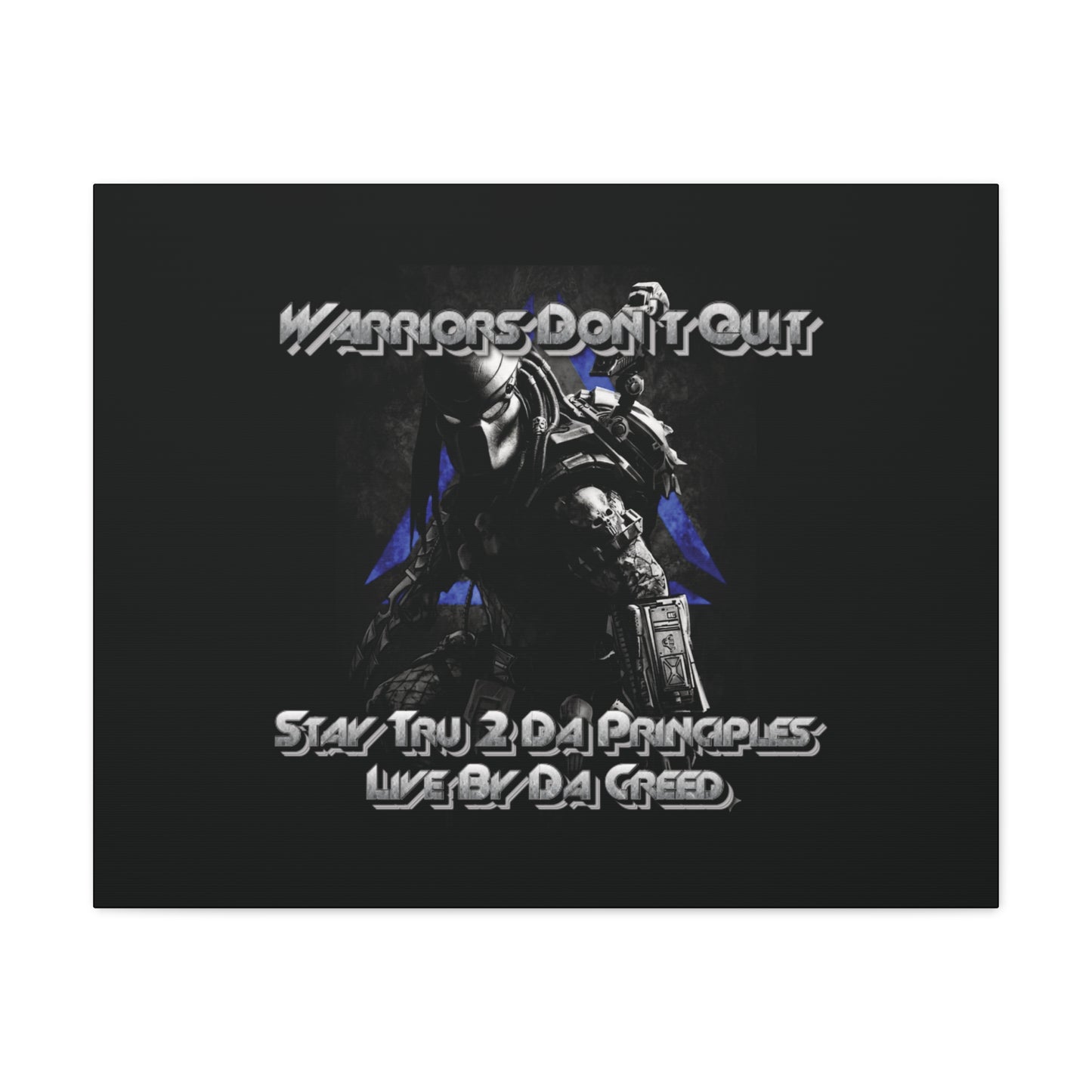 "Warrior's Creed" Canvas Wall Art