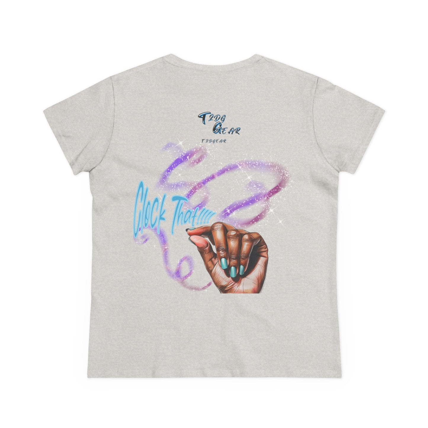 "Clock It" Cotton Graphic Tee