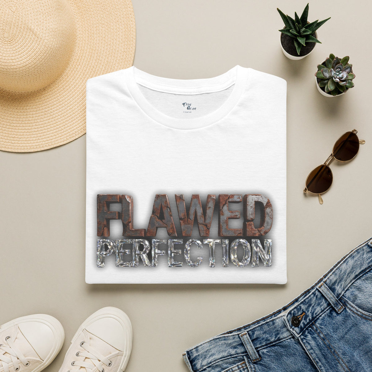 “Flawed Perfection” Men's Graphic Tee