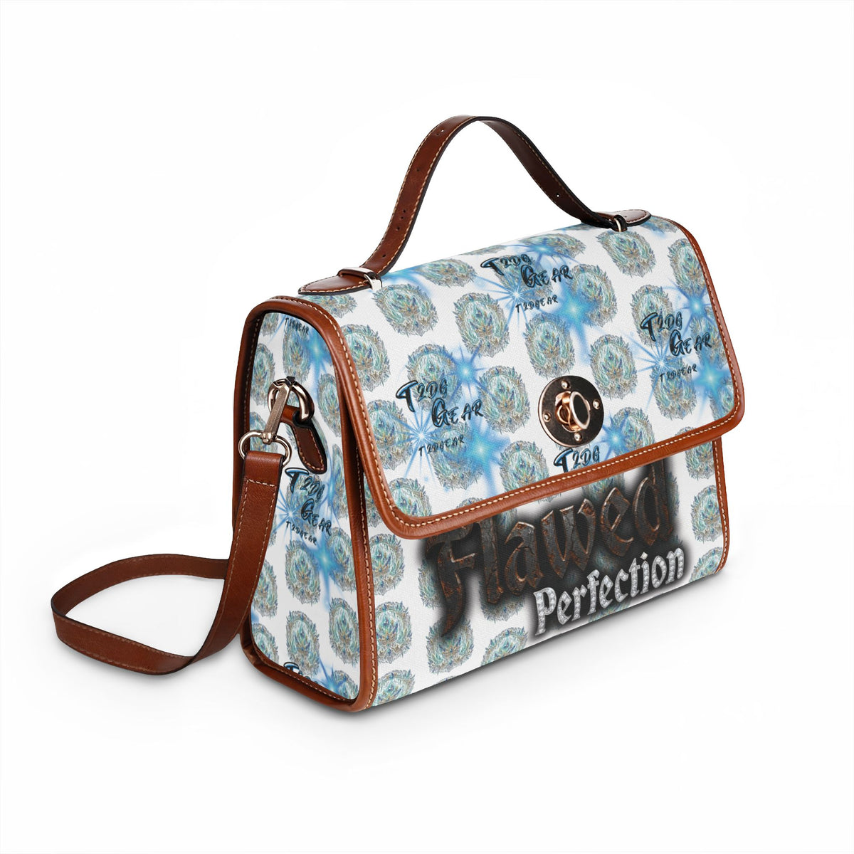 Flawed Perfection Waterproof Canvas Purse