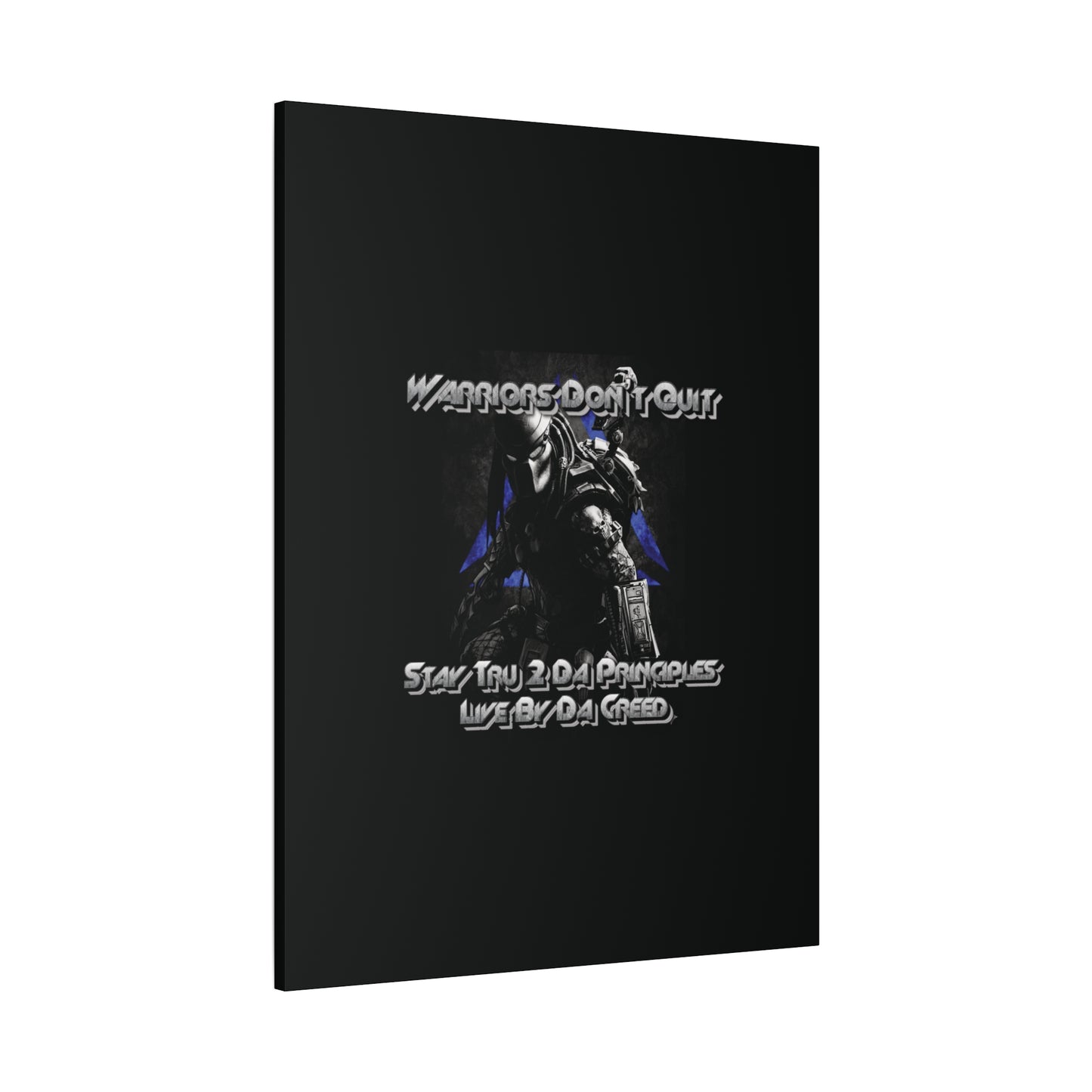 "Warrior's Creed" Canvas Wall Art