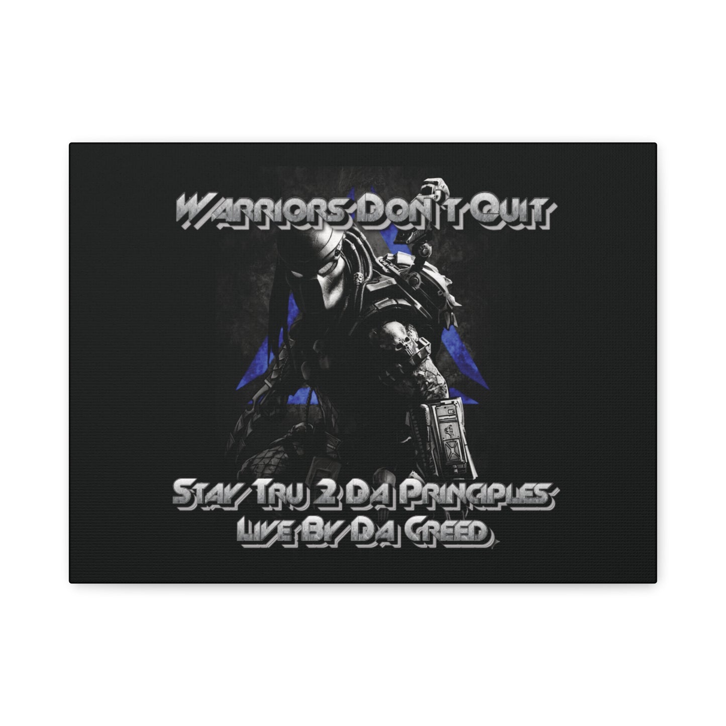 "Warrior's Creed" Canvas Wall Art