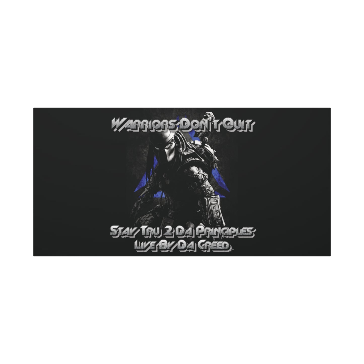 "Warrior's Creed" Canvas Wall Art