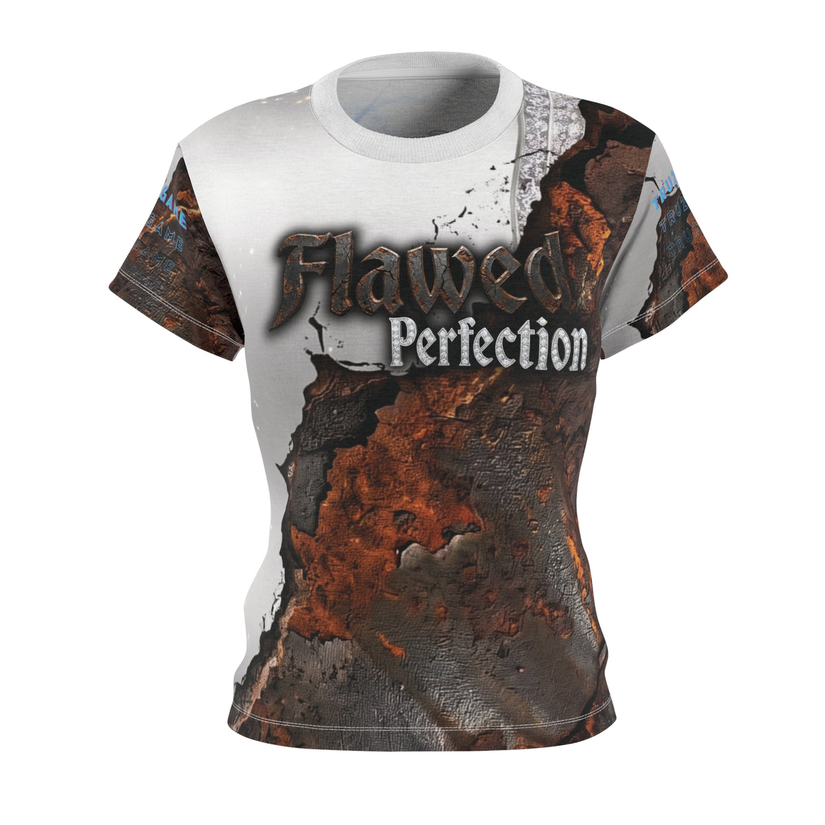 "Flawed Perfection" Women’s (AOP)Graphic Tee