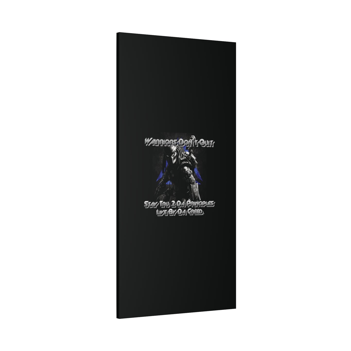 "Warrior's Creed" Canvas Wall Art