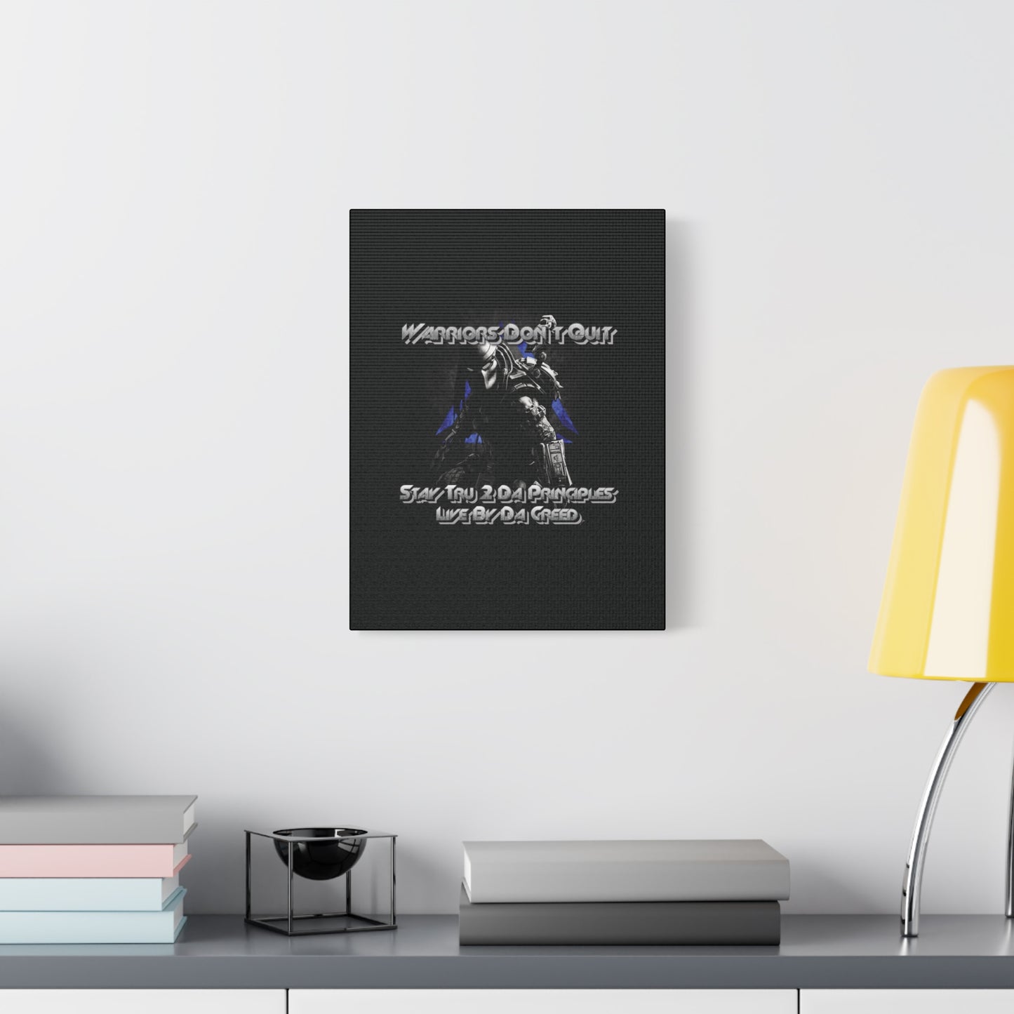 "Warrior's Creed" Canvas Wall Art