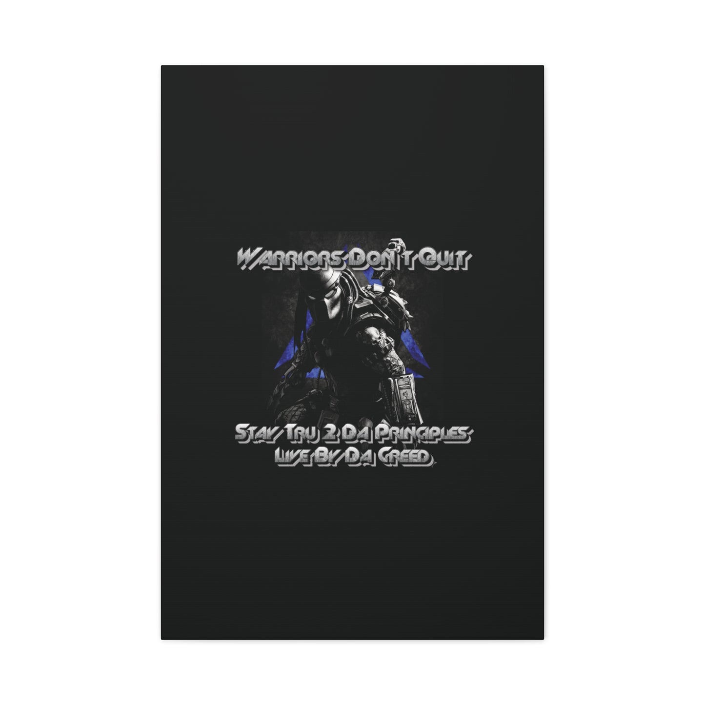 "Warrior's Creed" Canvas Wall Art