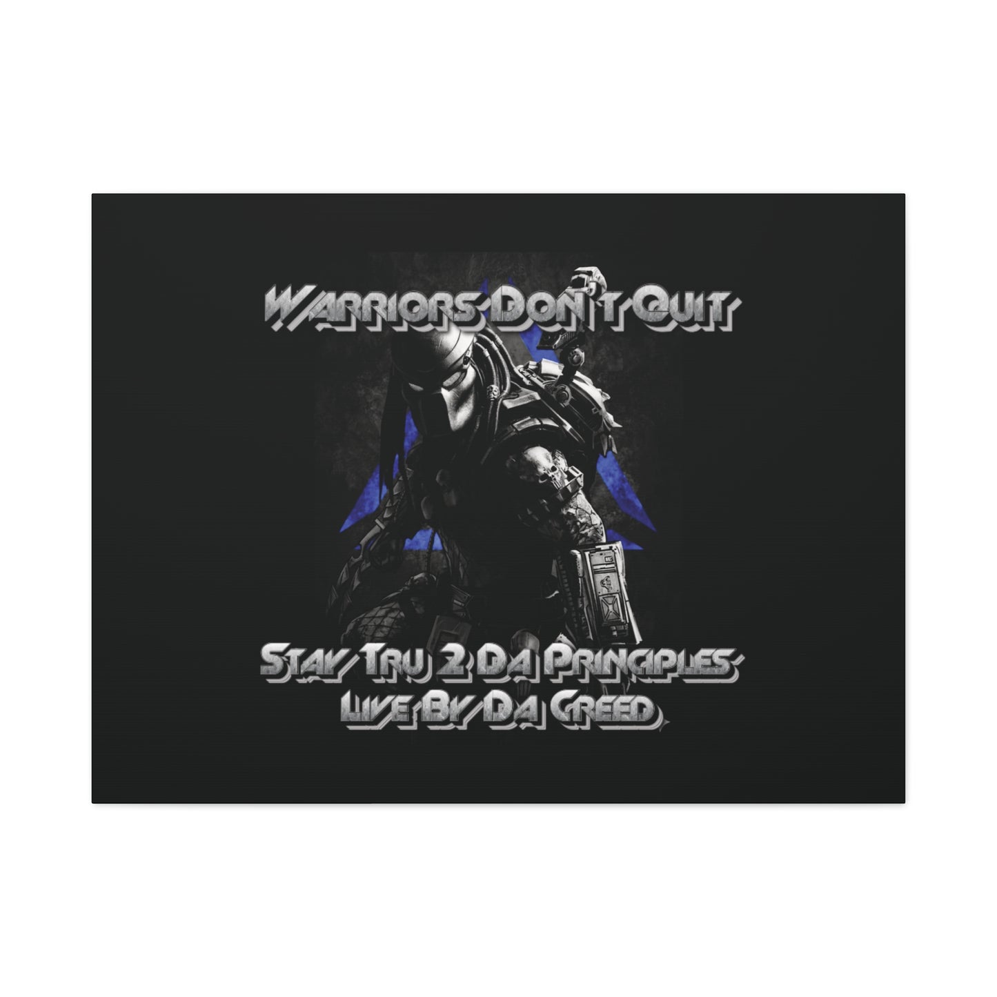 "Warrior's Creed" Canvas Wall Art