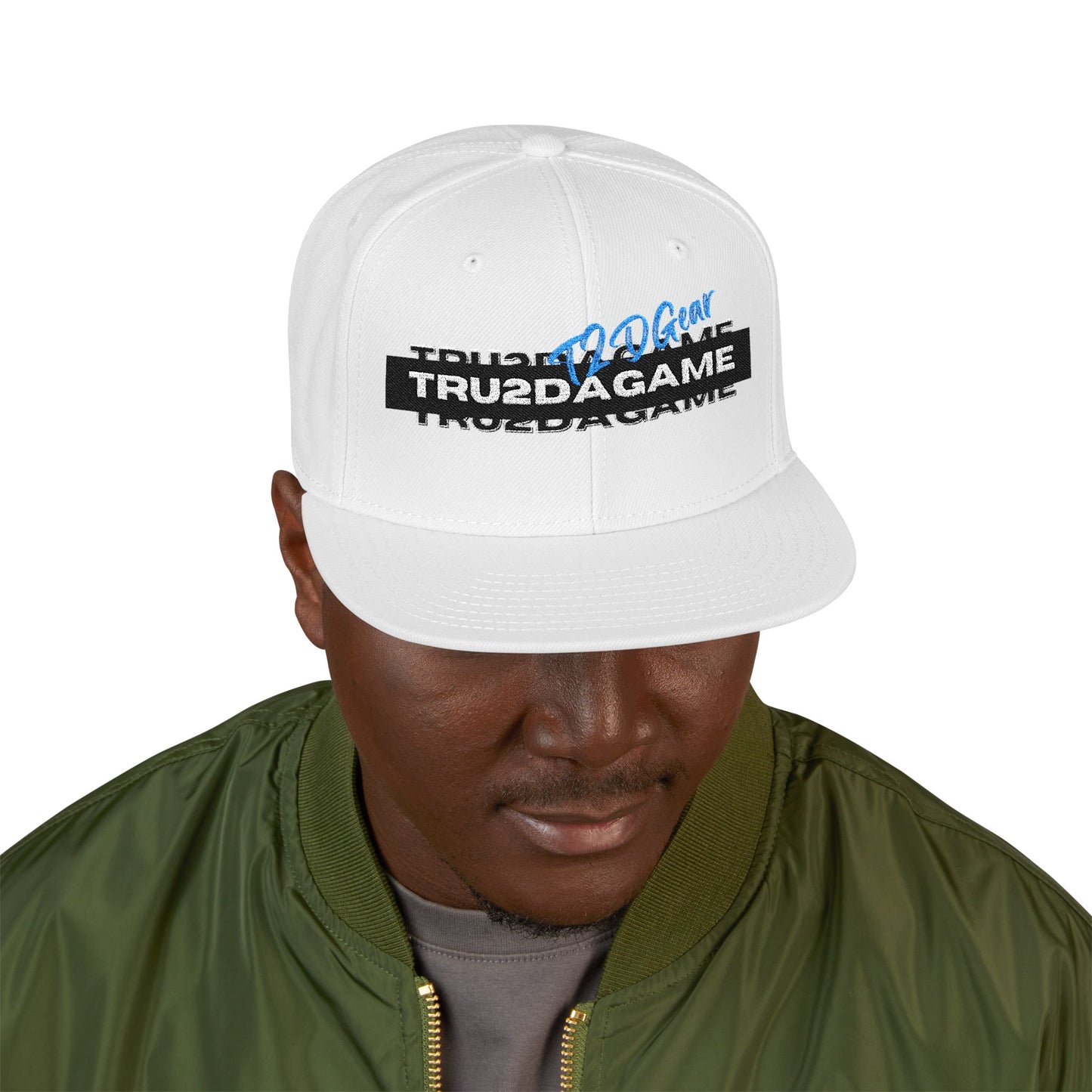 Tru2DaGame(T2DGear) Logo Embroidered Snapback Hat