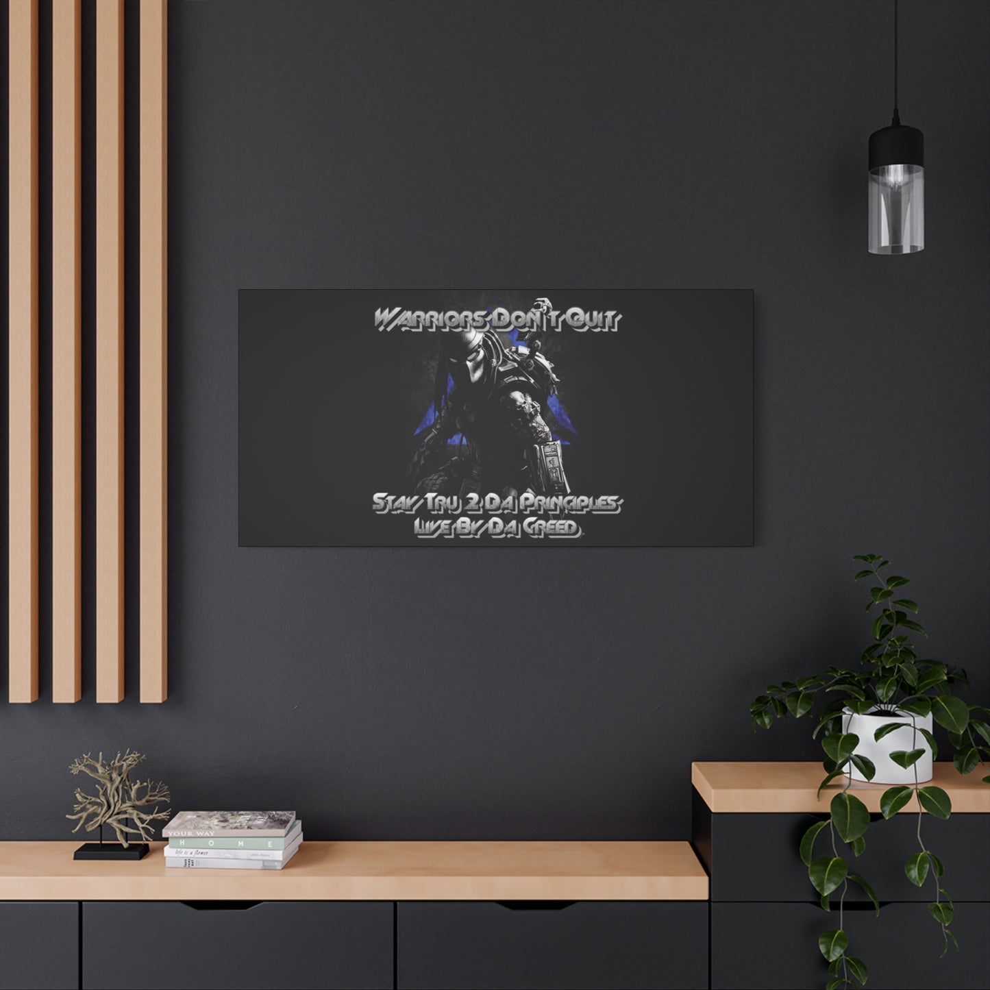 "Warrior's Creed" Canvas Wall Art
