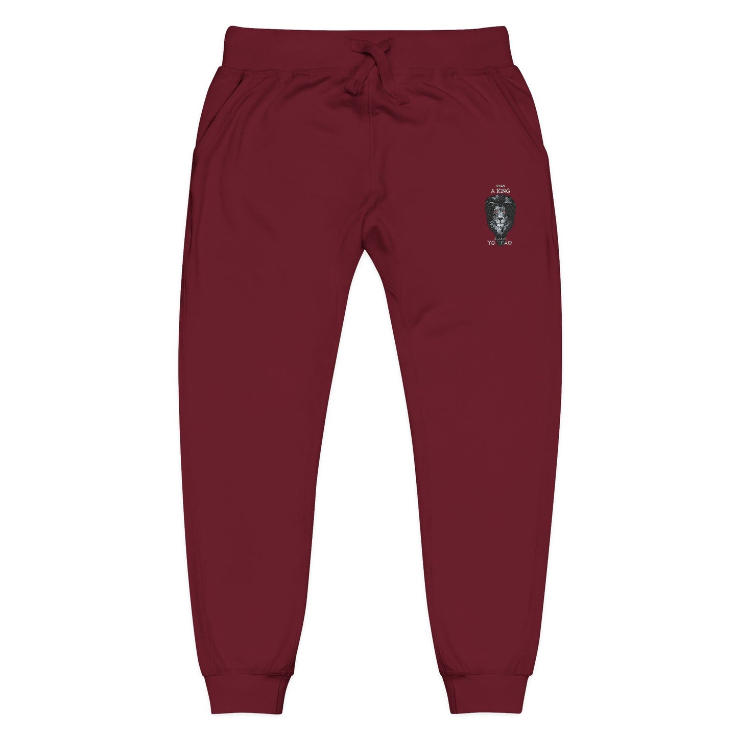 "Born A King" Fleece Joggers