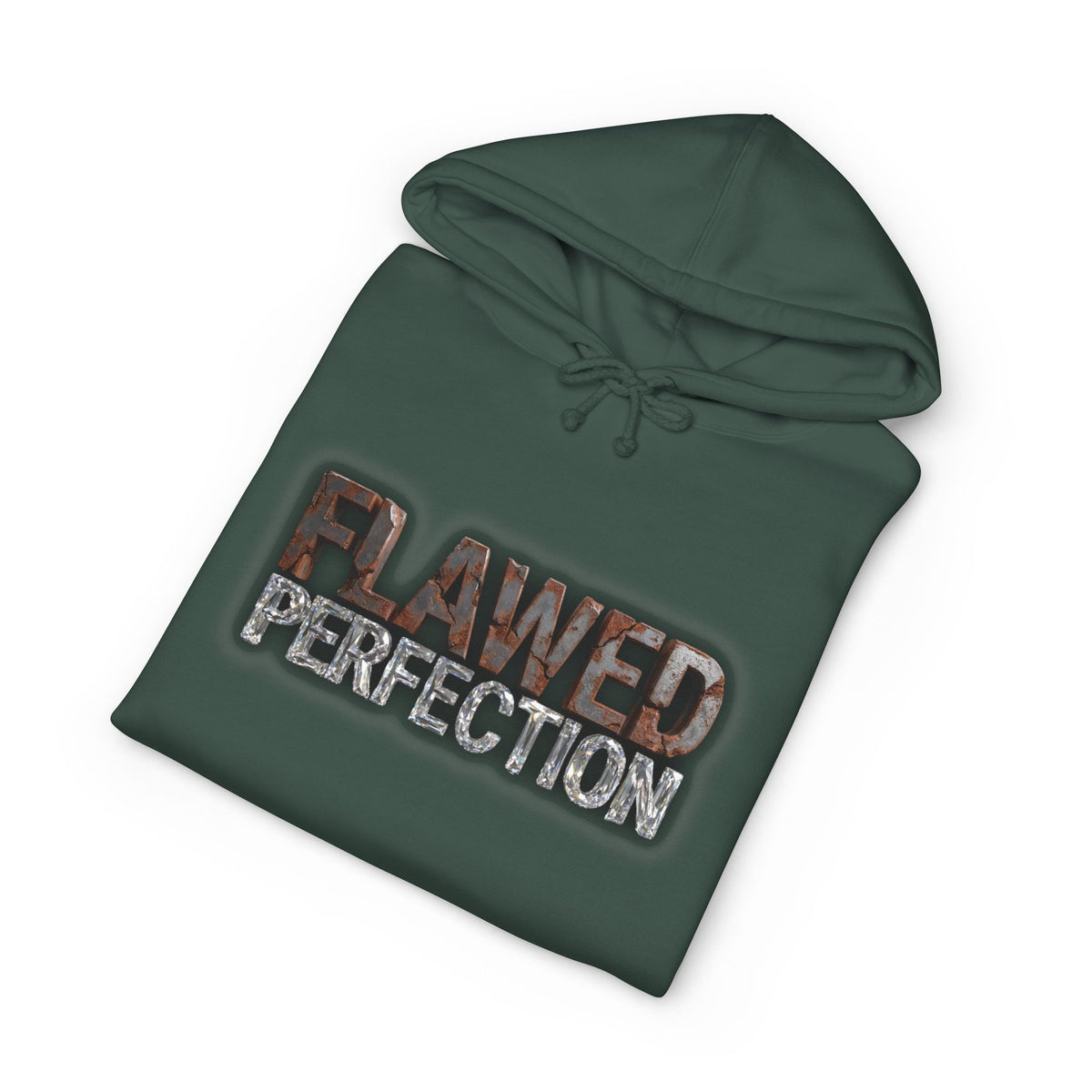 "Flawed Perfection" Men's Graphic Hoodie