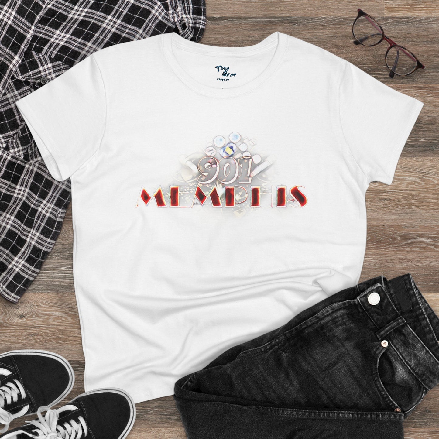 "901 Memphis" Women���s Cotton Tee