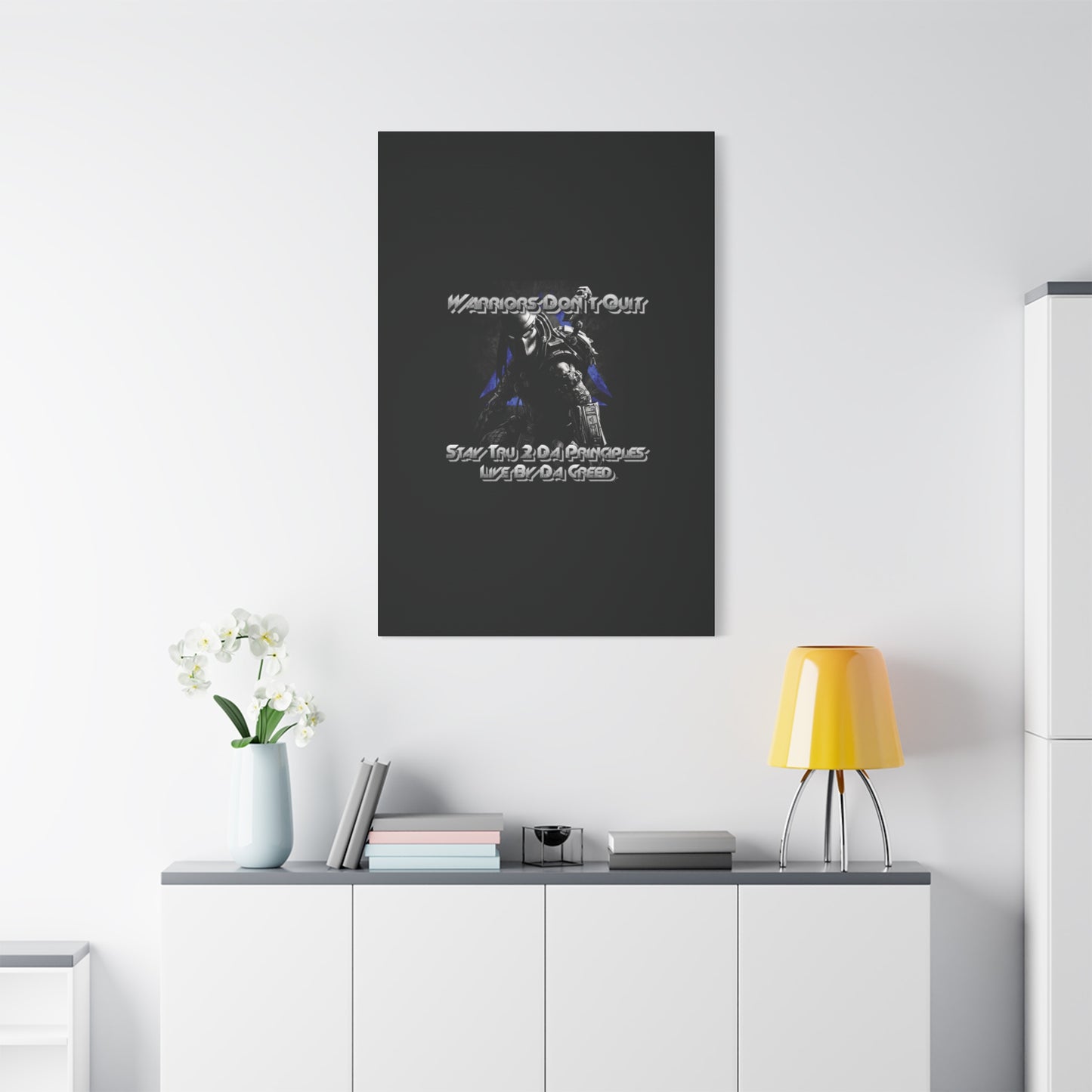 "Warrior's Creed" Canvas Wall Art